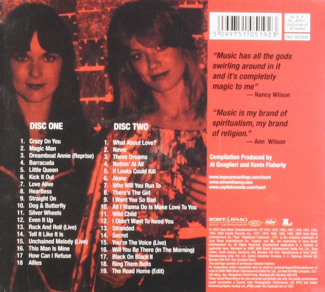 Heart - The Essential (2CD) Audio CD