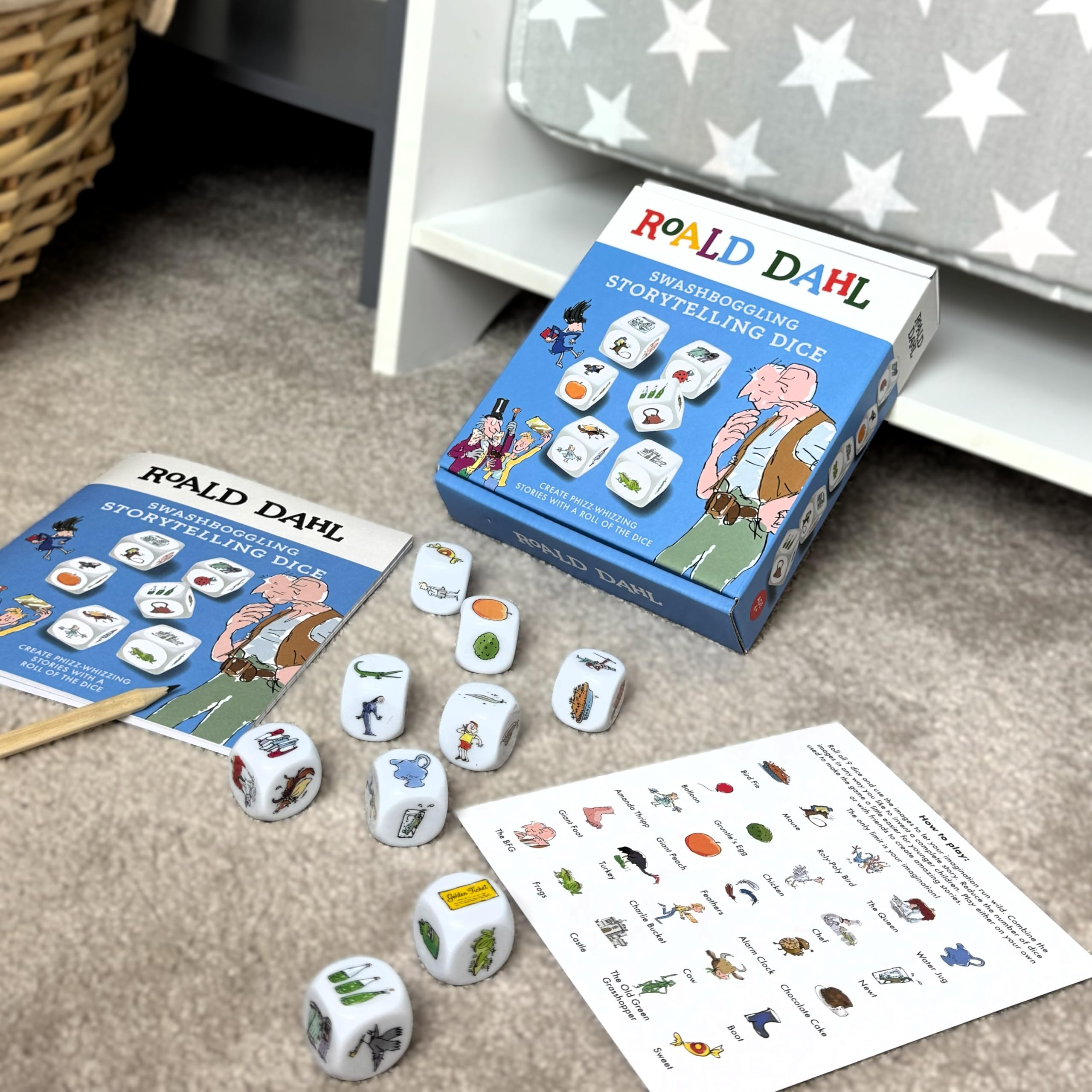 Roald Dahl Swashboggling Storytelling Dice Game 10