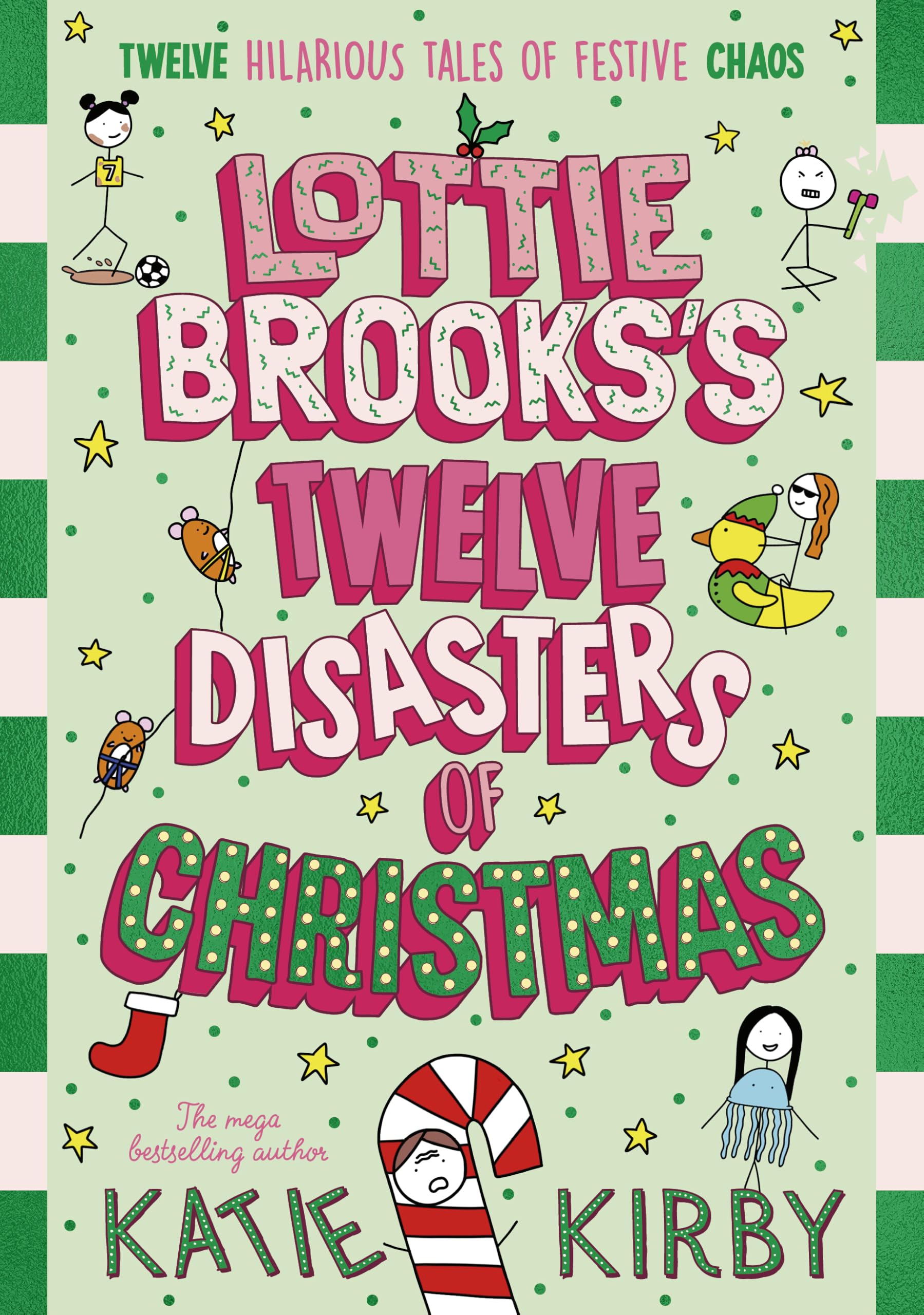 Puffin Lottie Brooks’s Twelve Disasters of Christmas: Twelve Festive Short Stories | Hardcover | Ages 8-12