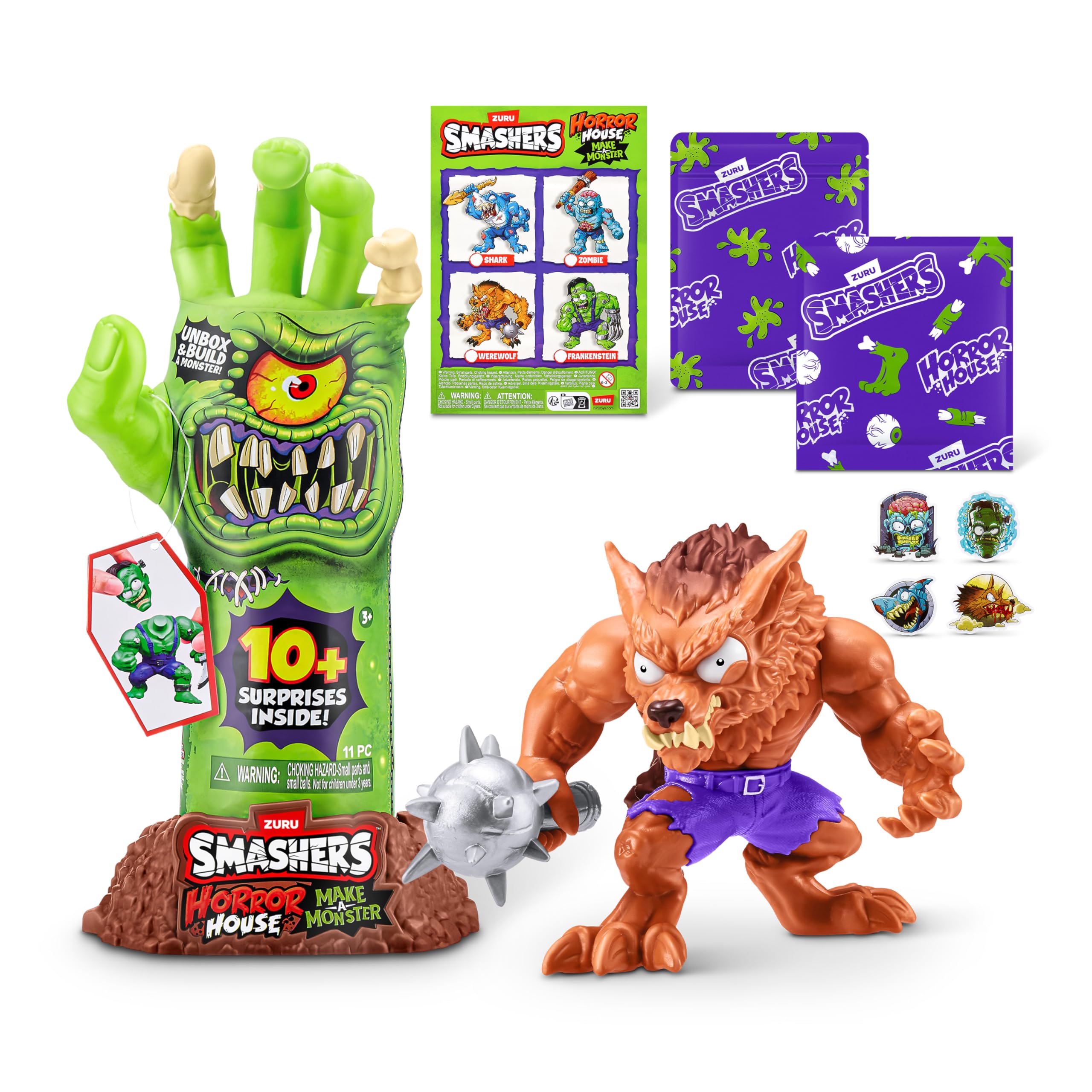 Smashers Horror House Dissect (Werewolf) by ZURU - Smashable Monster Playset for Kids 1