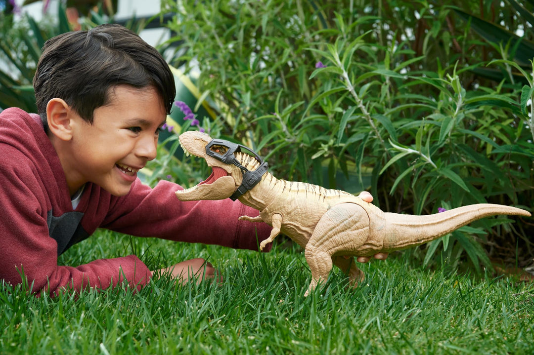 Jurassic World Hunt N' Chomp Tyrannosaurus Rex Dinosaurier-Spielzeugfigur mit Sound
