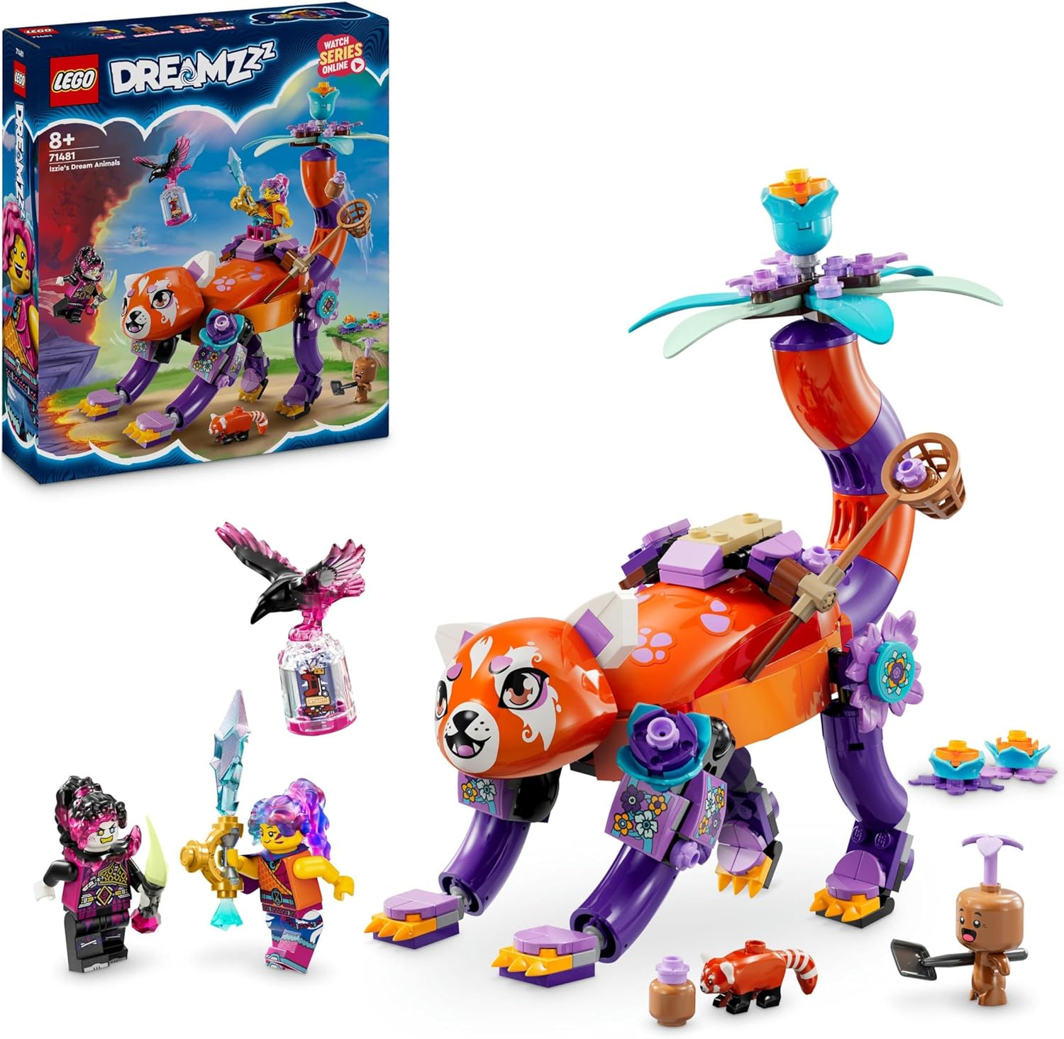 LEGO DREAMZzz Izzie’s Dream Animals Set - Panda, Turtle, Bird Building Toy for Ages 8+