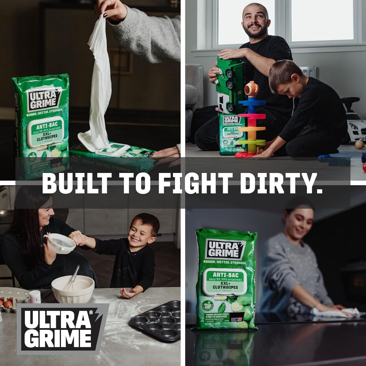 UltraGrime - Multi-Purpose Anti-Bacterial Cleaning Wipes 80-Pack 5