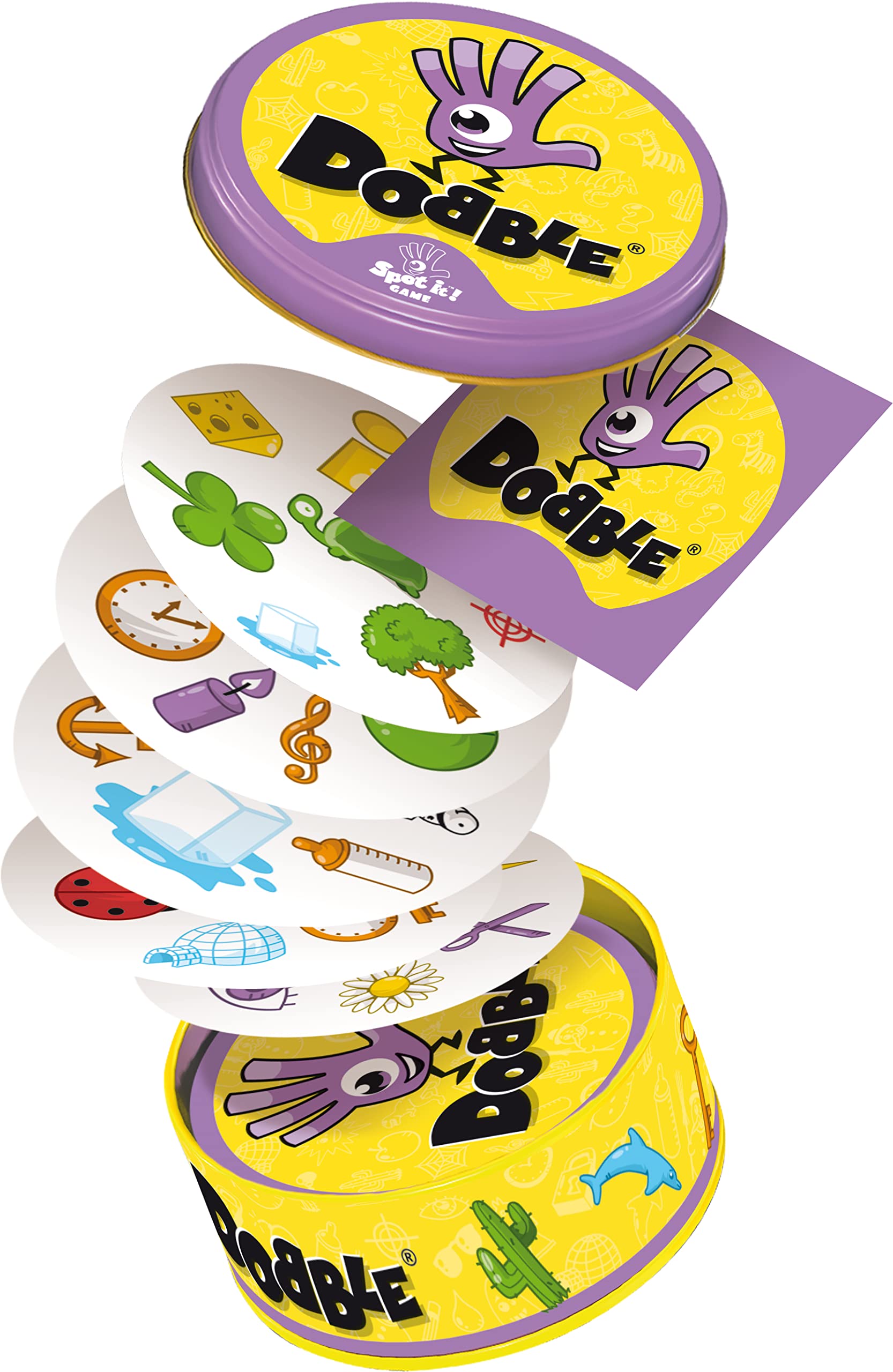 Asmodee Dobble Kids Card Game | Ages 6+ | 2-8 Players | 15 Minutes Playing Time