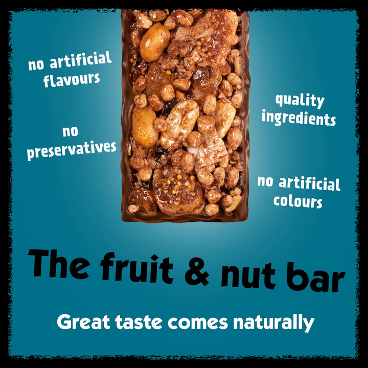 Eat Natural Dark Chocolate & Sea Salt Fruit & Nut Bars 12 x 40g