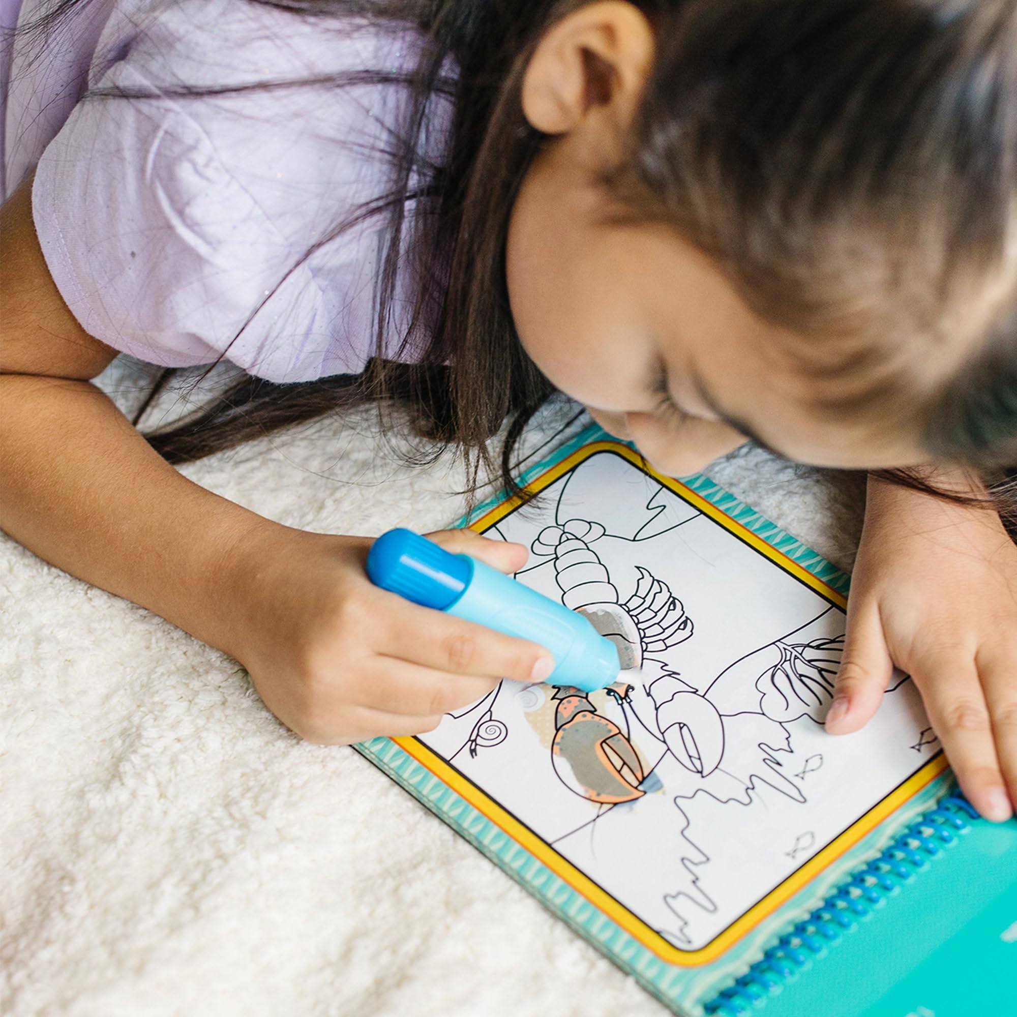 Melissa & Doug On the Go Water Wow! Reusable Water-Reveal Activity Pad - Under the Sea | Ages 3+ 6