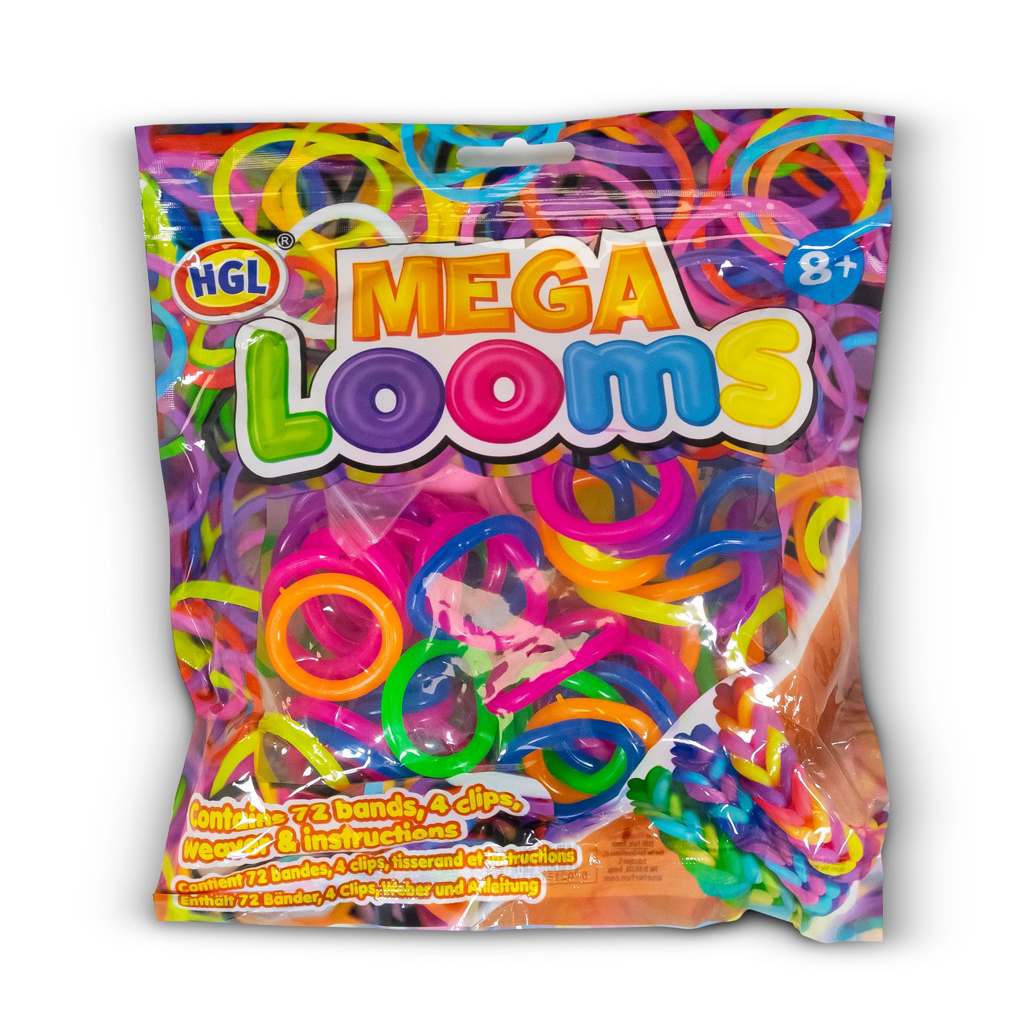HGL MEGA LOOMS - Create Bracelets & Accessories, Multiple Colours - Ages 3+