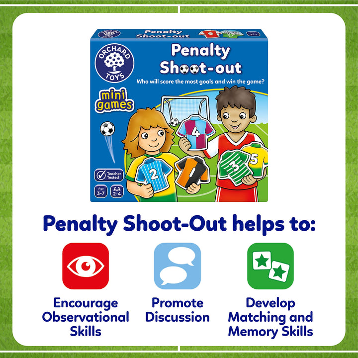 Orchard Toys Penalty Shoot-Out Mini Football Game for Kids