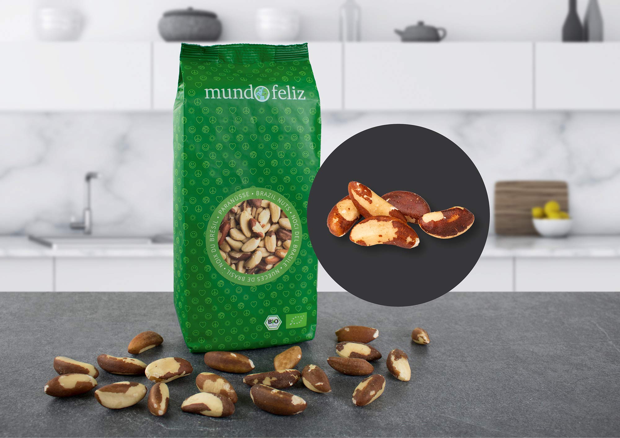 Mundo Feliz Organic Whole Brazil Nuts 2 x 500 g 4