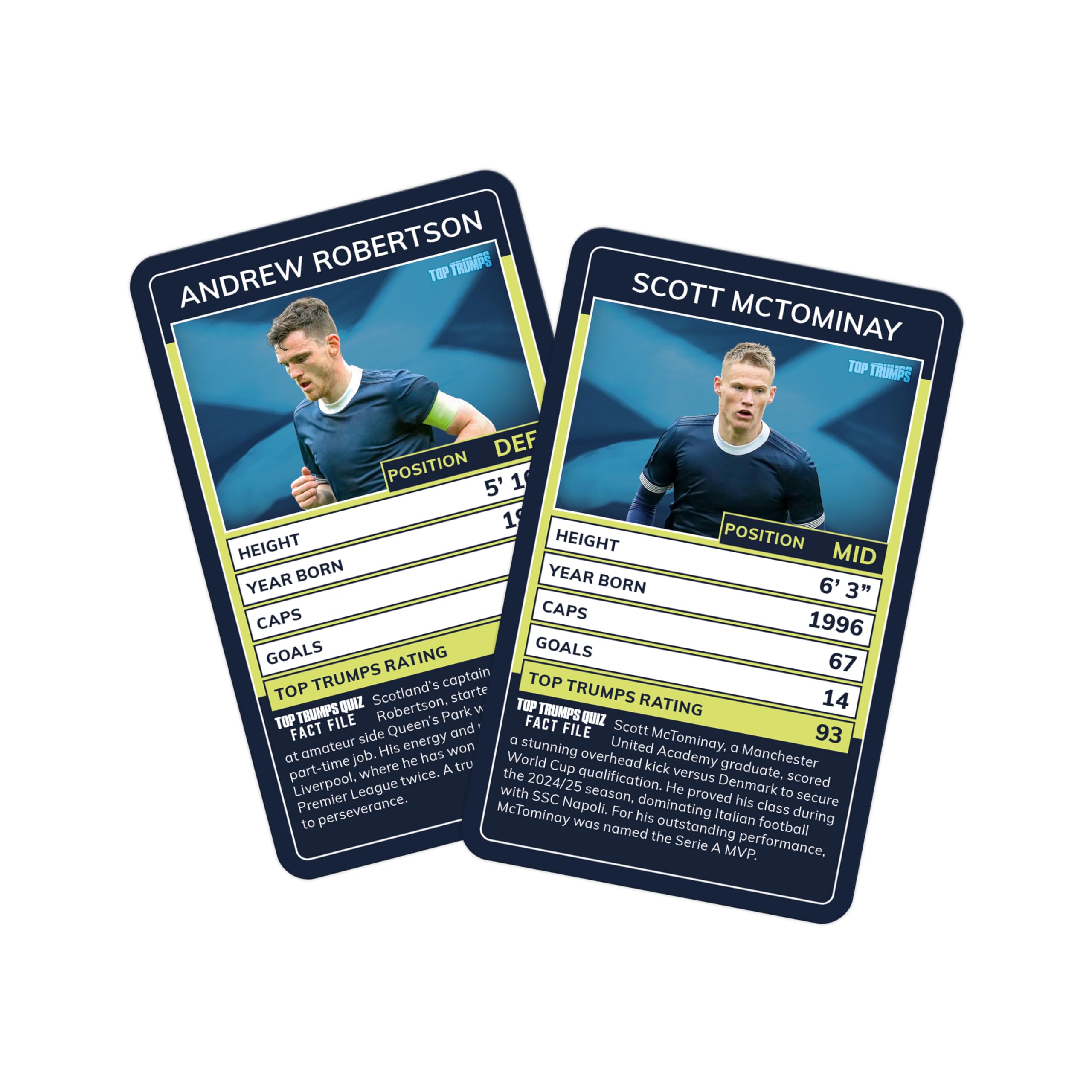 Top Trumps Quiz Scottish Football Stars Limited Editions Card Game | Age 7+