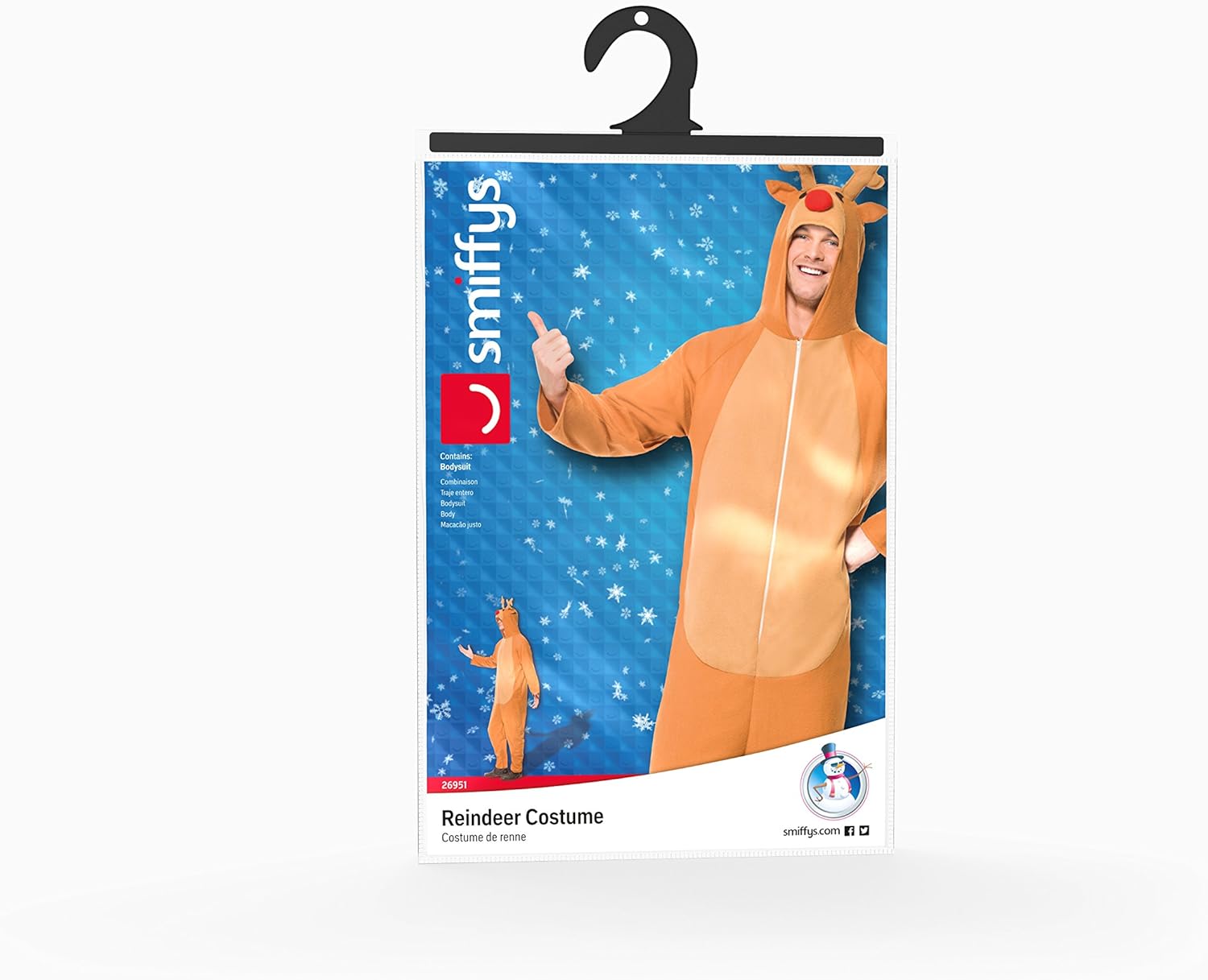 Smiffys Reindeer Costume - Festive Fancy Dress for Adults 7