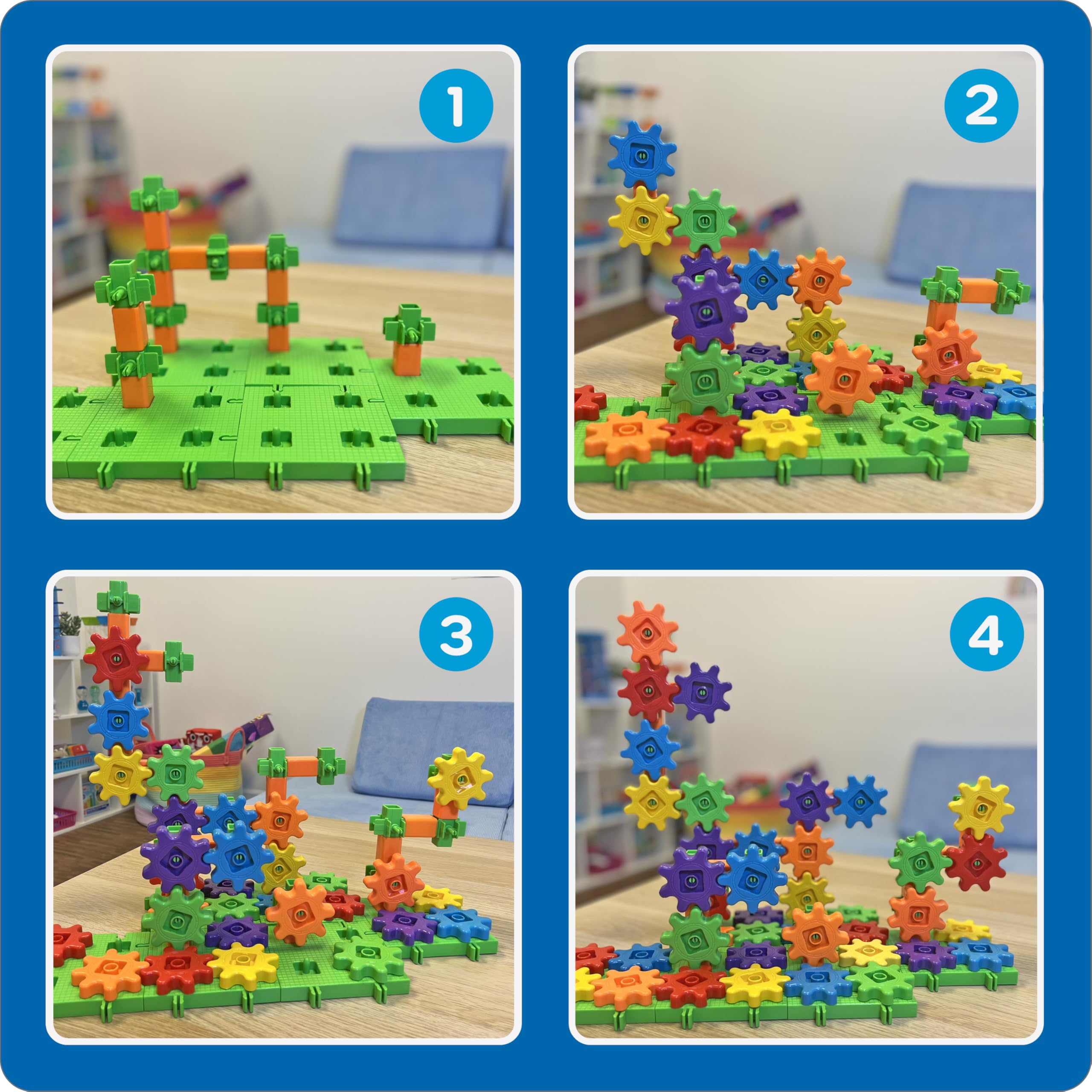 Learning Resources Gears Gears Gears Deluxe Building Set - 119-Piece STEM Toy for Ages 3-7 16