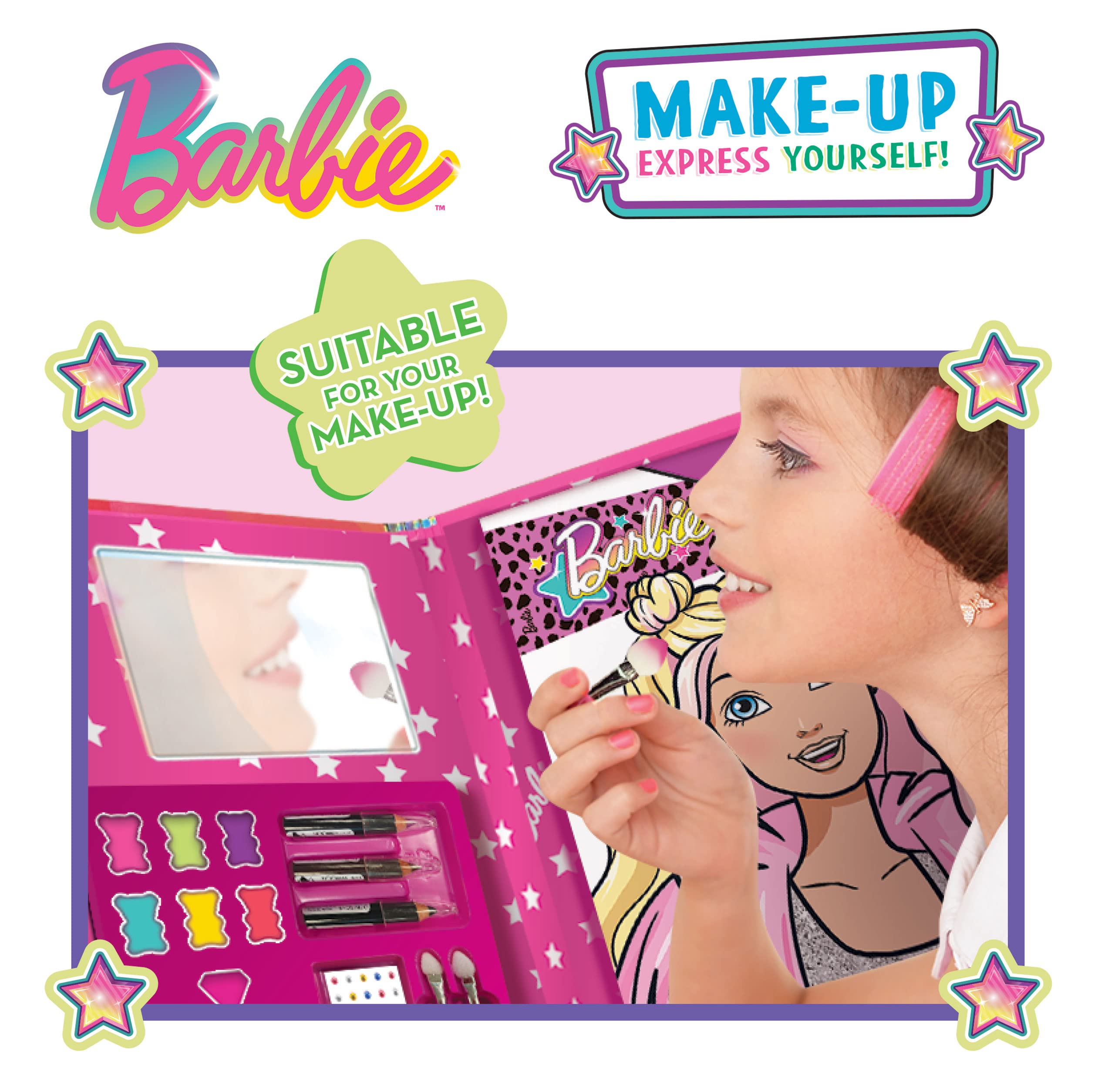 Liscianigiochi Barbie - Make Up Express Yourself! Sketchbook | Creative Play Set 5