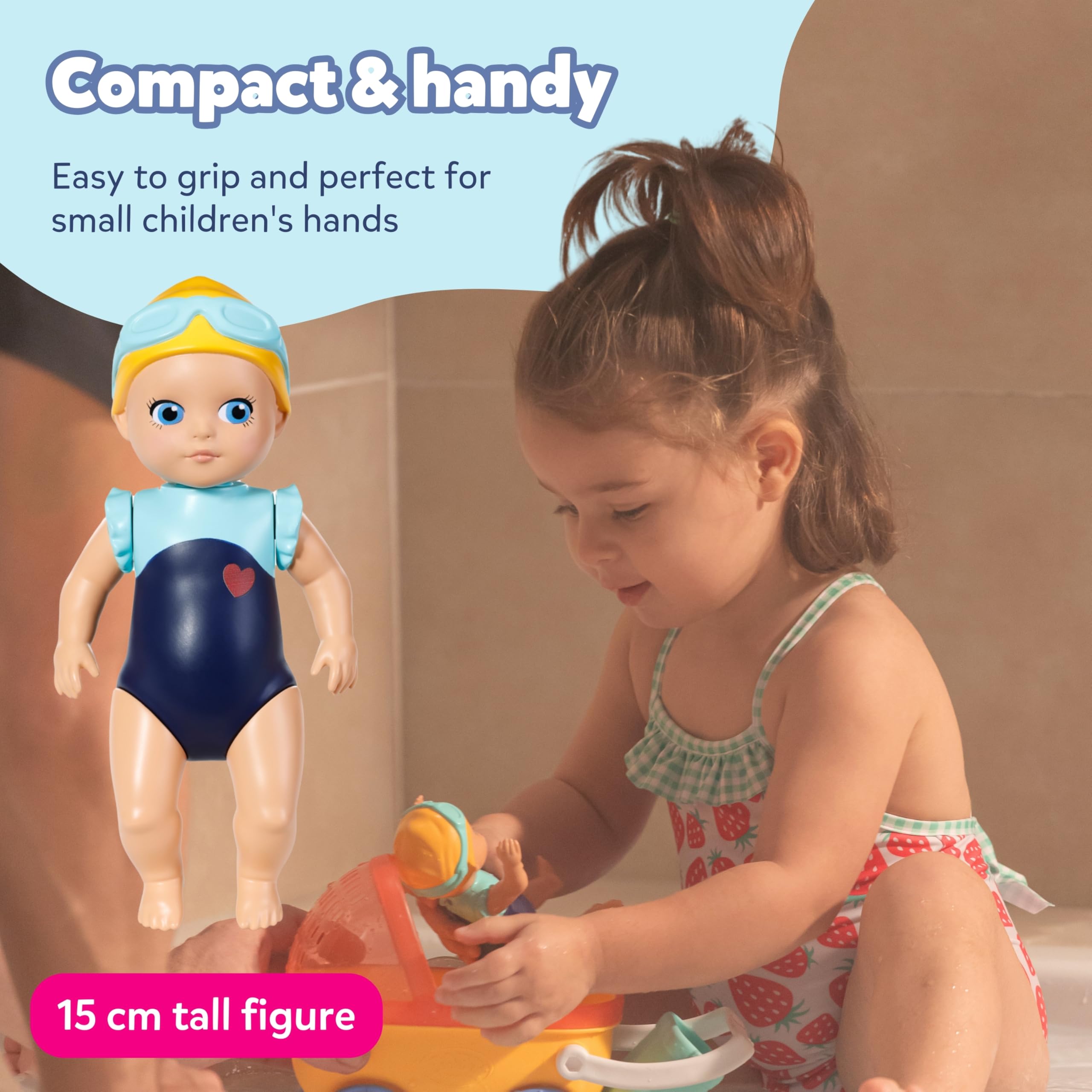 BABY born Splish Splash Pram with Emma - Interactive Bath Toy for Toddlers 1+ 7