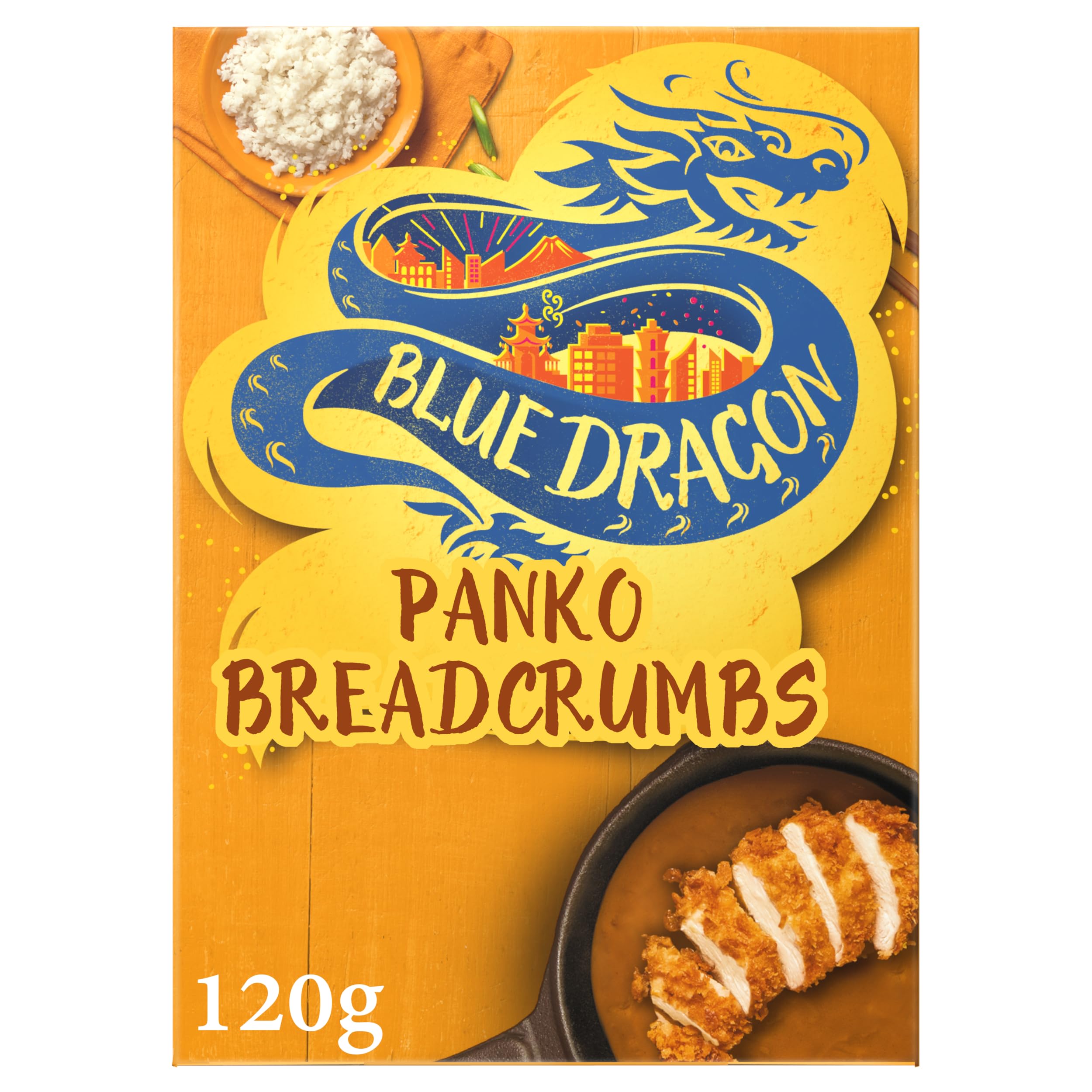 Blue Dragon - Panko Breadcrumbs 120g Japanese Style Light & Flaky Breading 2