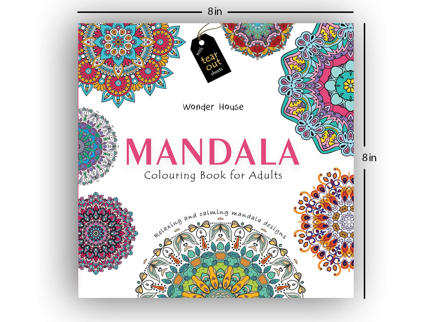 Wonder House Mandala Coloring Book - Adult Relaxation | Paperback | 64 Pages 3