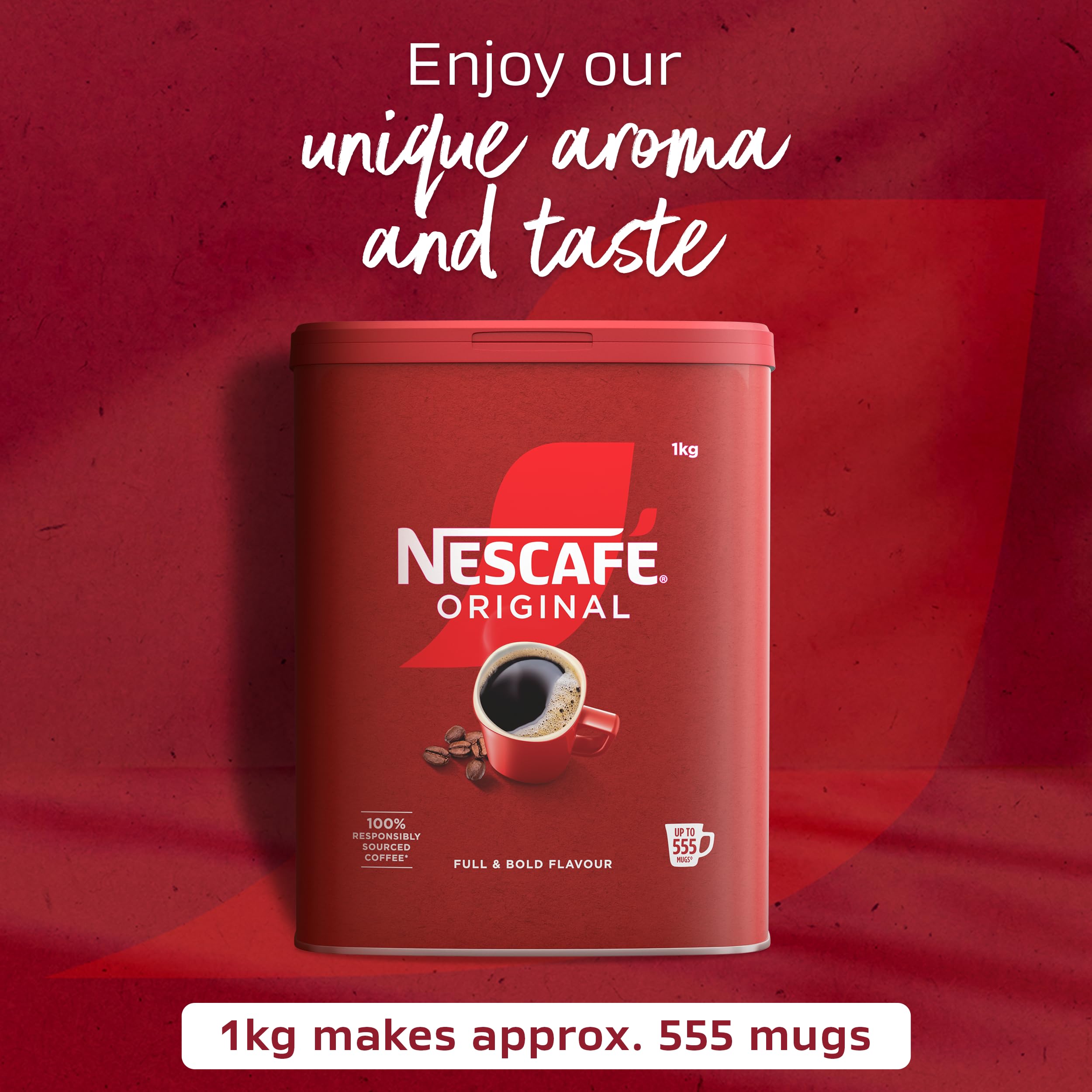 NESCAFÉ Original Instant Coffee Granules 1kg Tin 8
