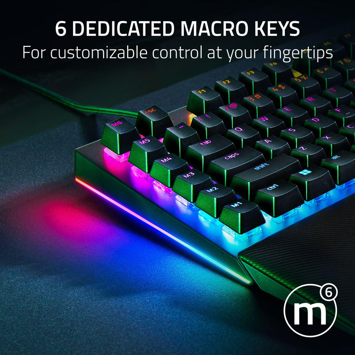 Razer BlackWidow V4 - Green Switch Mechanical Gaming Keyboard with Chroma RGB