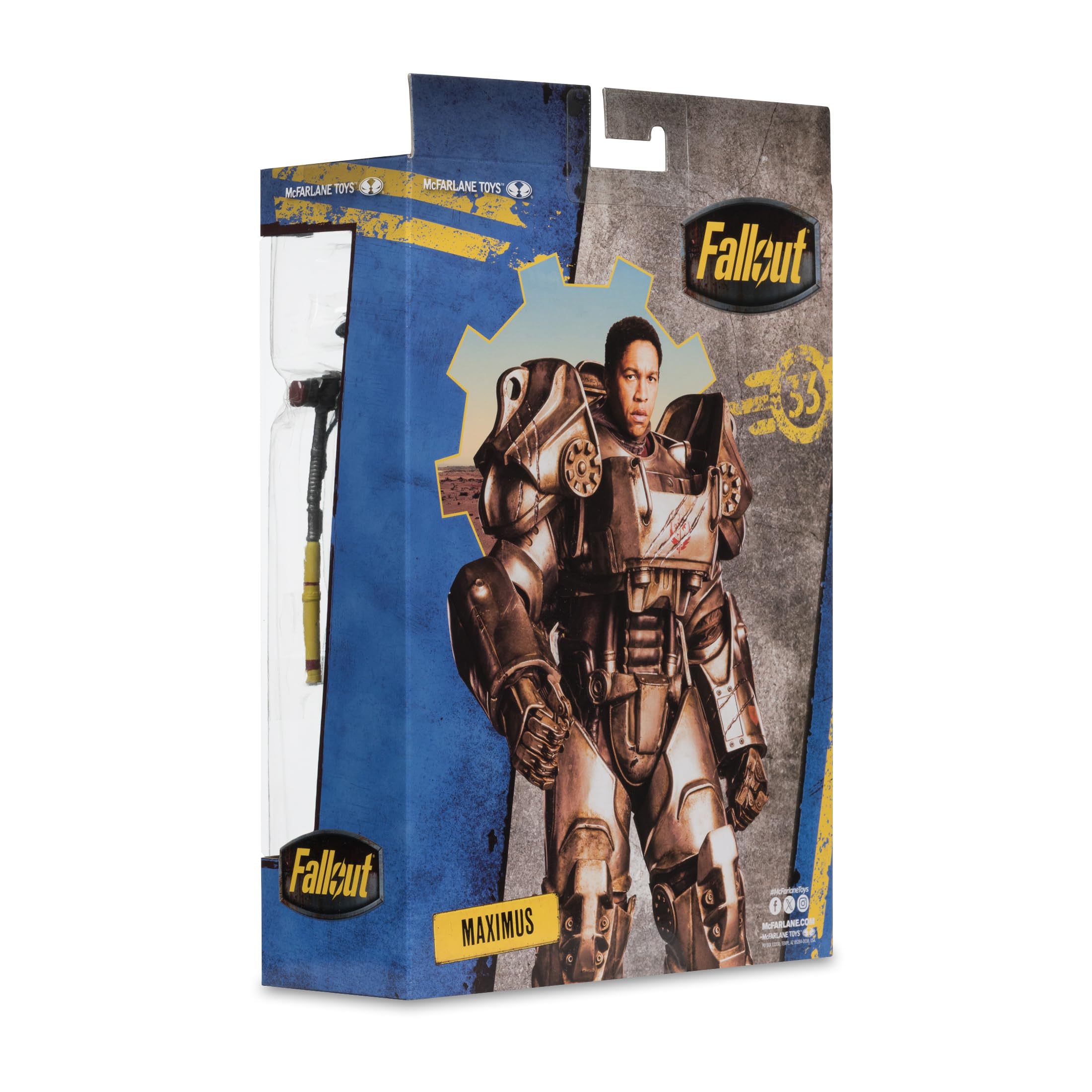 McFarlane Fallout Maximus 7in Deluxe Action Figure - Ultra Articulated Collectible with Accessories 17