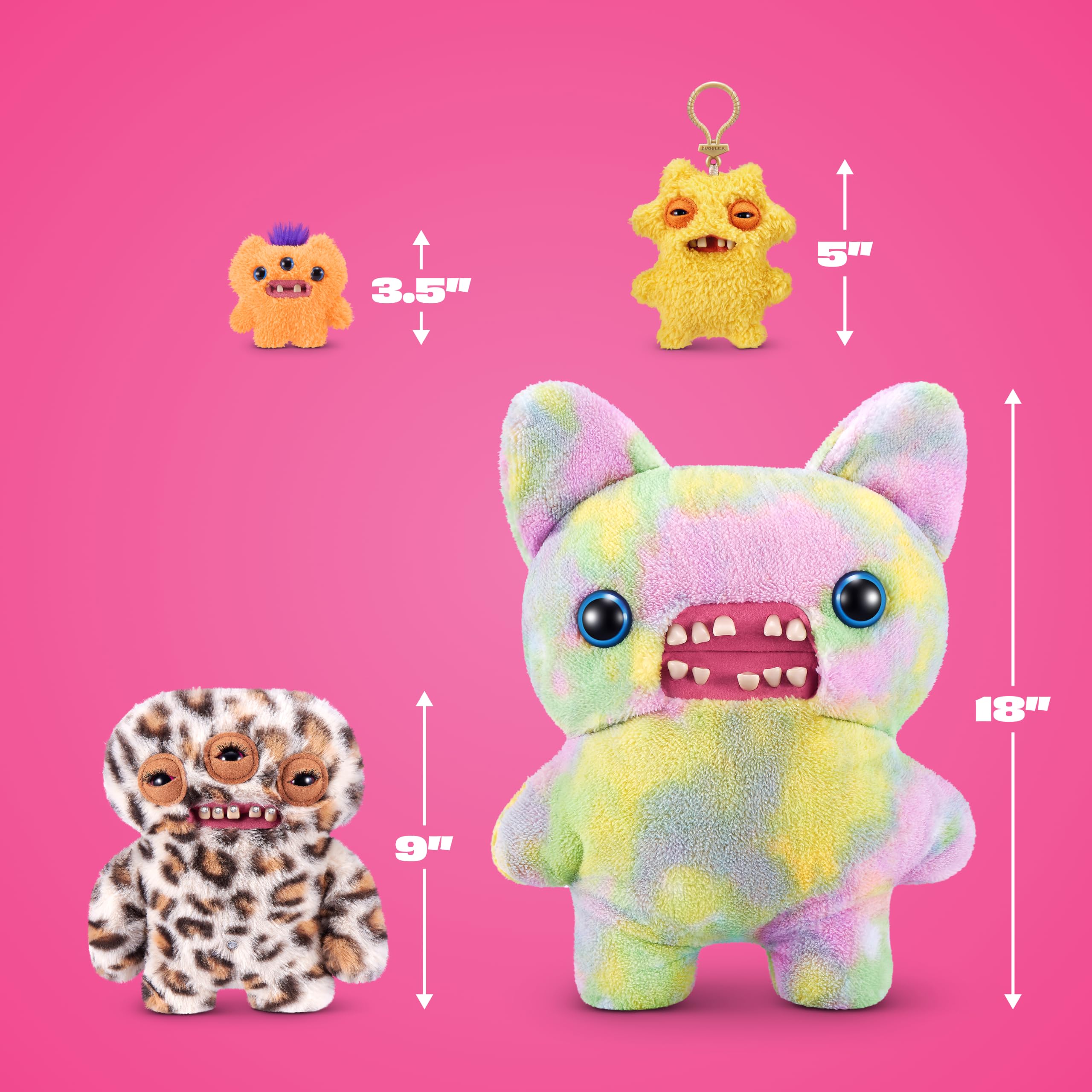 Fuggler Annoyed Alien Soft Doll - 9 Inch Plush | Leopard Print | Unisex Children 7
