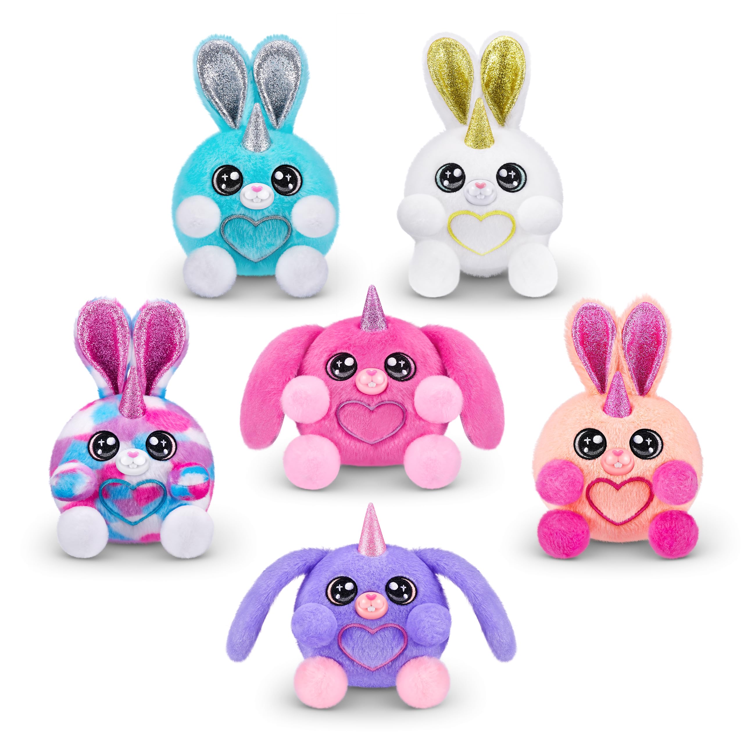 Rainbocorns Bunnycorn Series 2 - 2 Pack Plush Toy | 4 Surprises Inside | Collectible 2