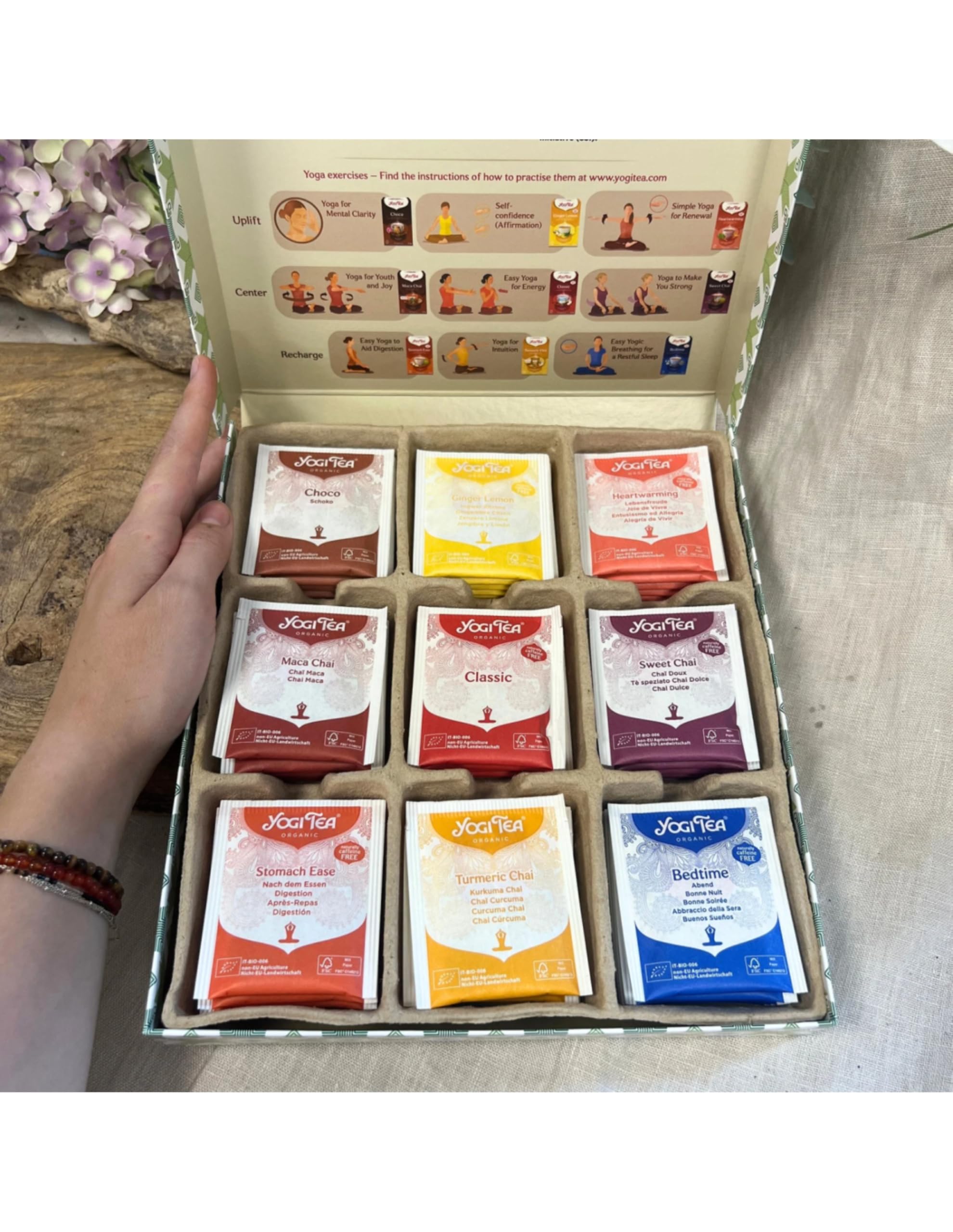 YOGI TEA - Yoga Selection Box Organic Herbal Tea Multipack with 45 Tea Bags 5