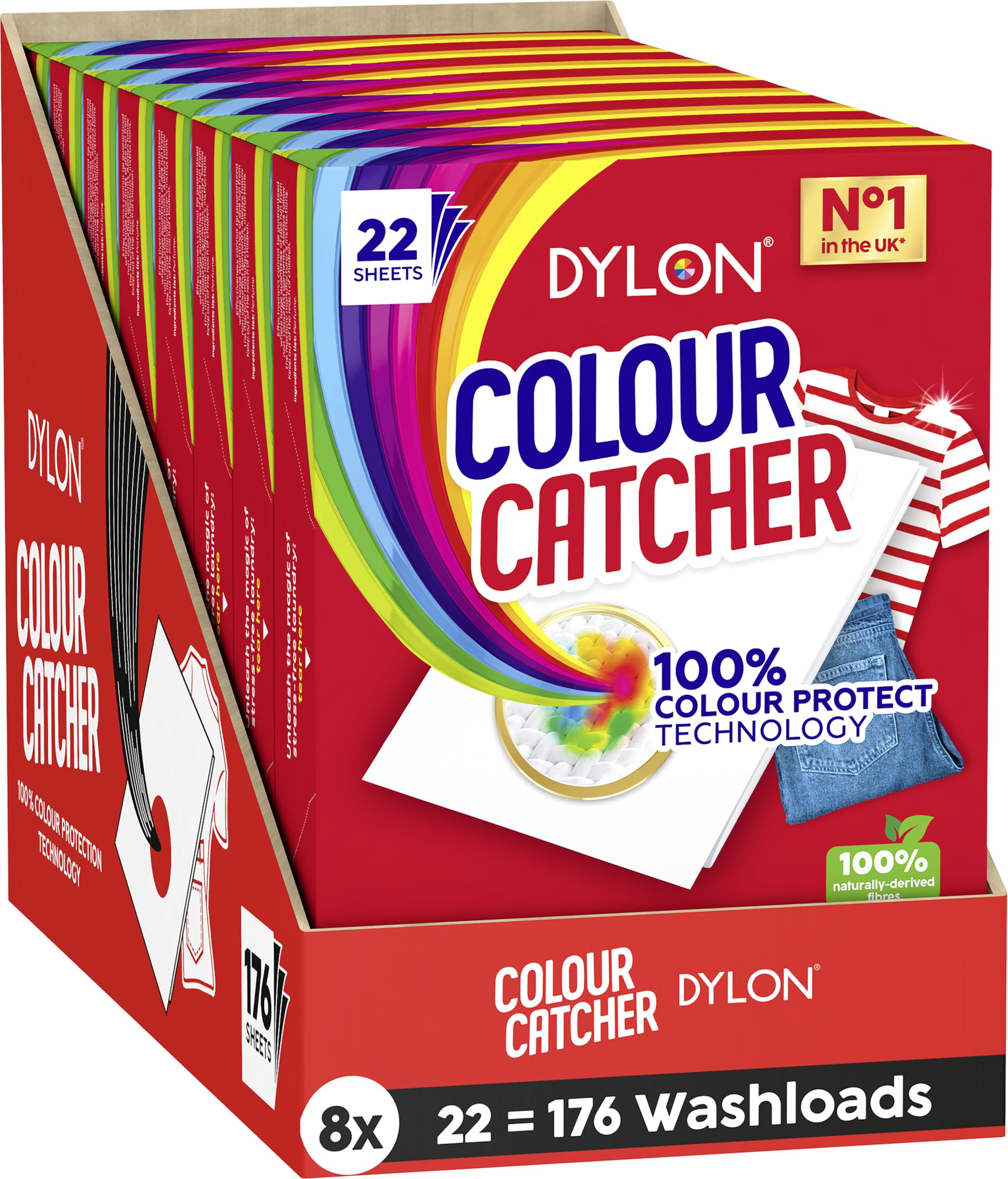 Colour Catcher Colour Protection Sheets - 176 Sheets | Protects Colours | Saves Time