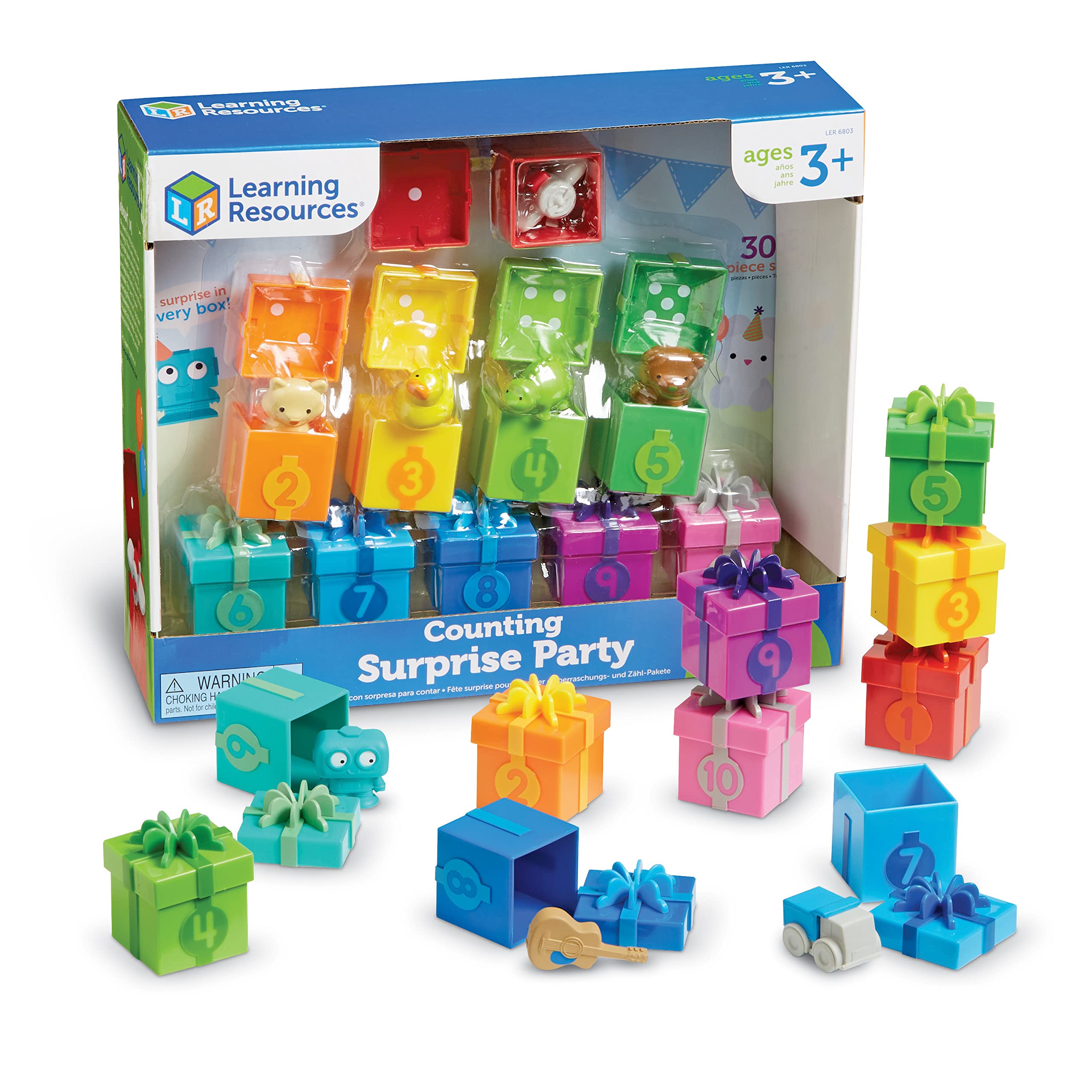 Learning Resources Counting Surprise Party - Educational Toy Playset for Ages 3+ 1