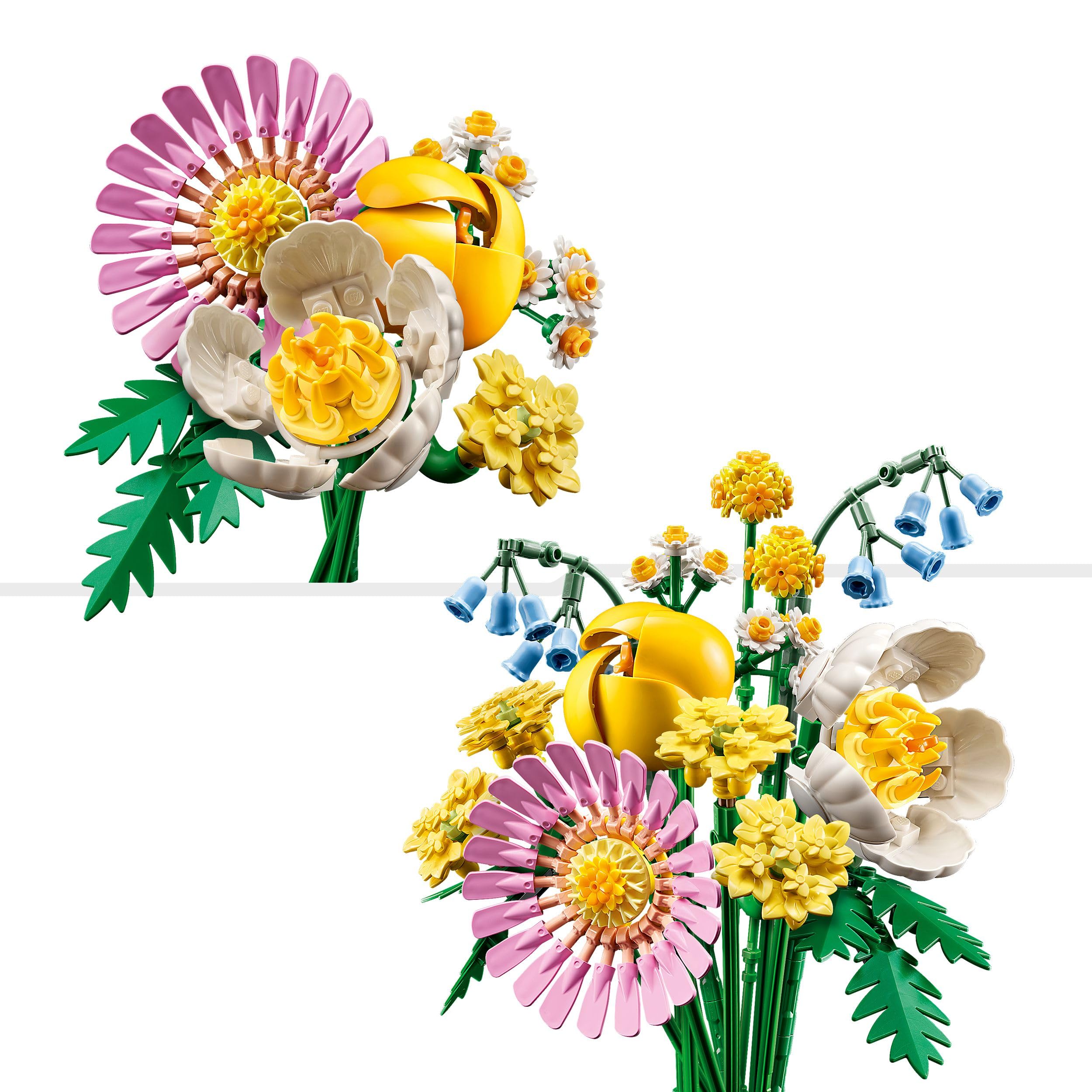 LEGO Botanicals Petite Sunny Bouquet - 373-Piece Building Set for Ages 9+ 5