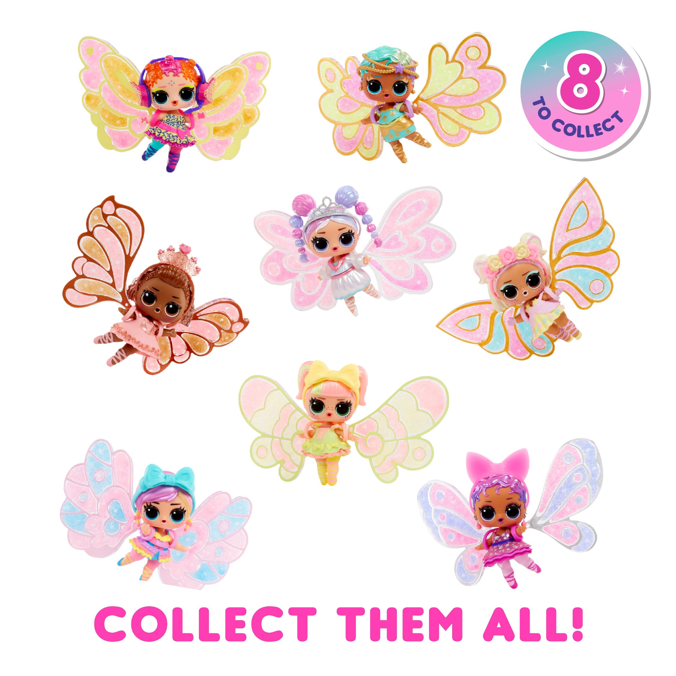 L.O.L. Surprise! Fairies Tots - 8 Collectible Dolls with Customizable Fairy Wings 8