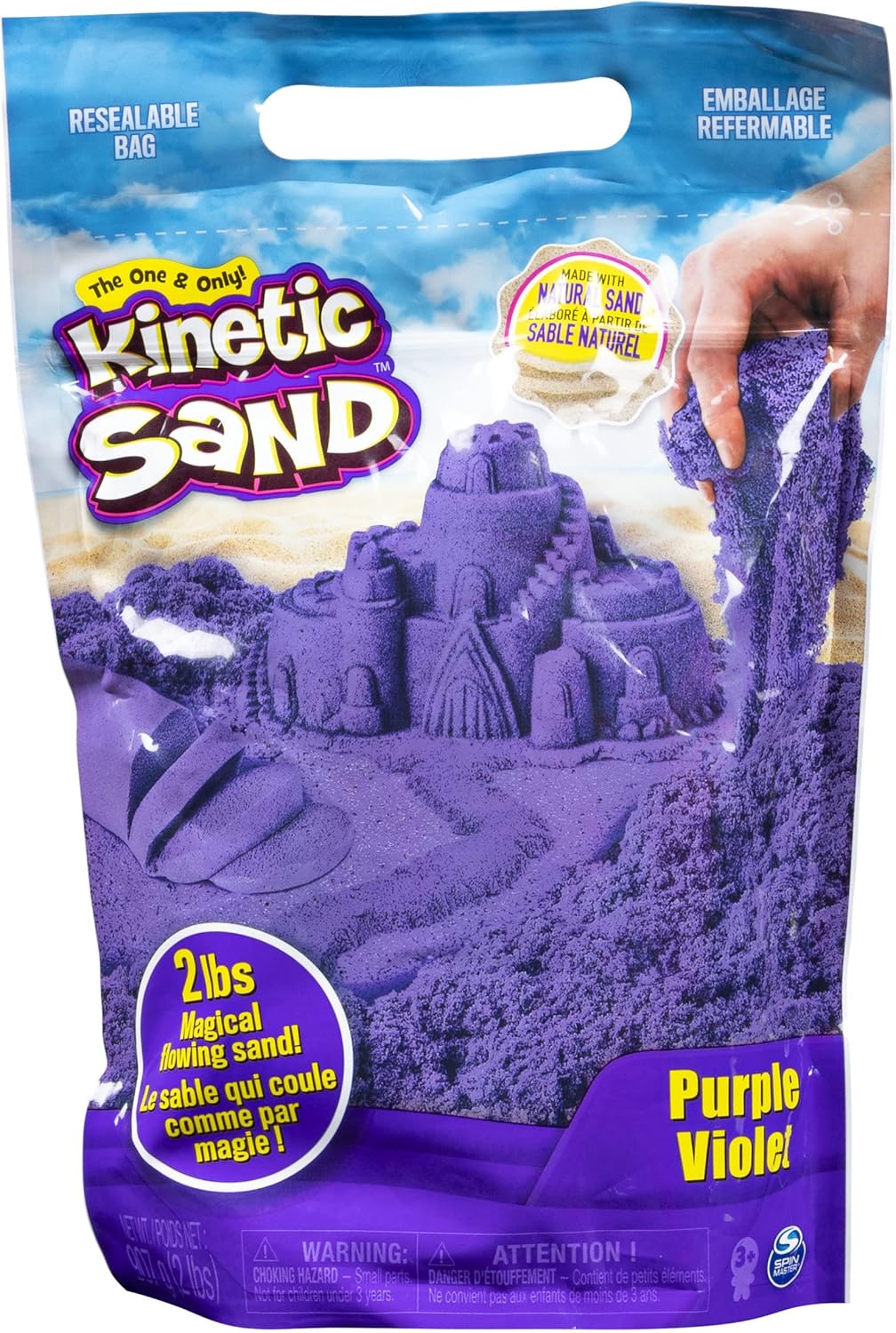 Kinetic Sand 0,9 kg Farbpackung – Mischen, Formen und Gestalten – Sensorisches Spielen für Kinder ab 3 Jahren 6