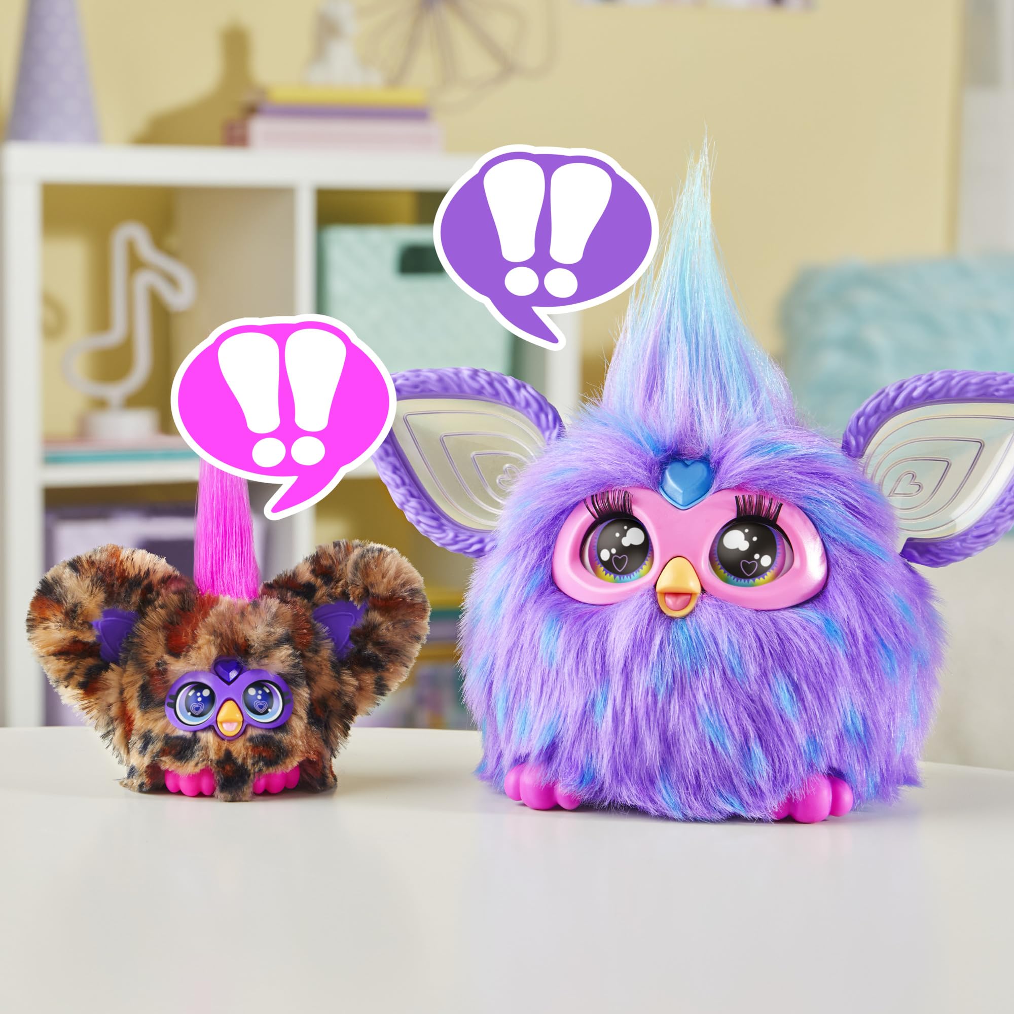Furby Furblets Series 4 - Chee-Chee Cheetah Mini Electronic Plush Toy - Ages 6+ 8
