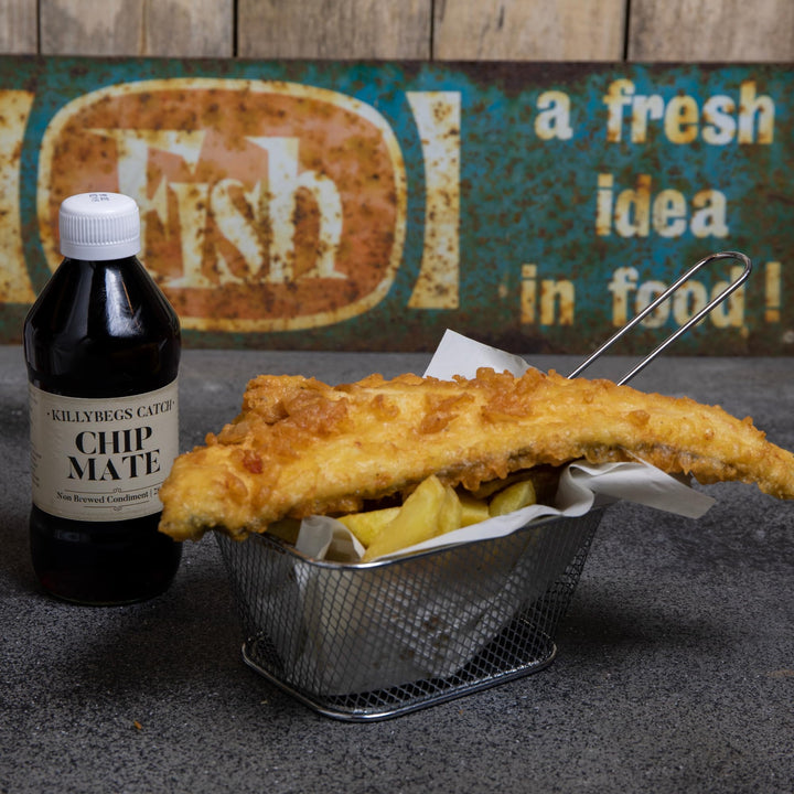 Shines - Chip Mate Non Brewed Condiment, Chip Shop Vinegar - 284ml Glass Bottle