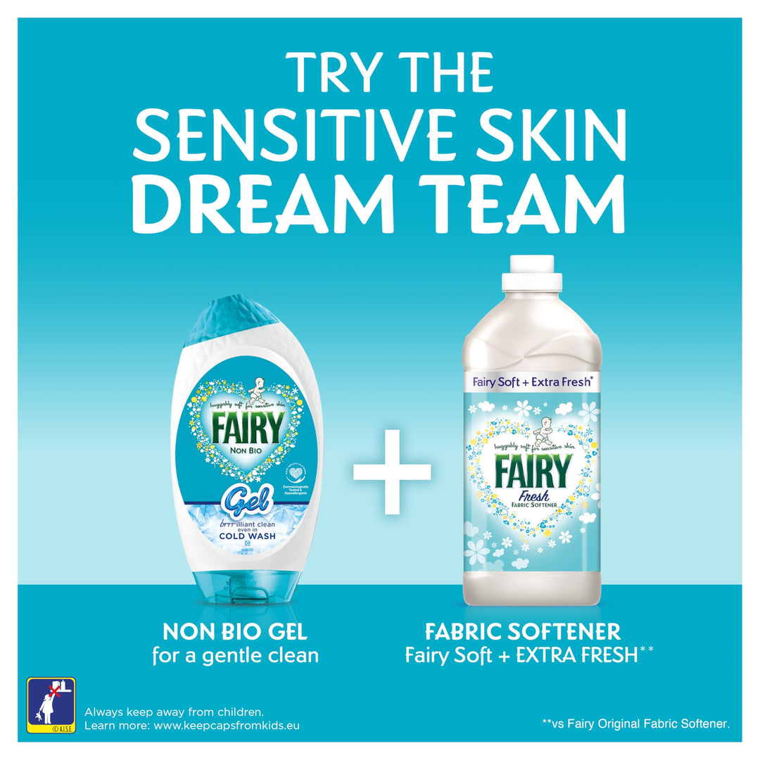 Fairy Non Bio - Laundry Detergent Gel 1.254 L, 38 Washes