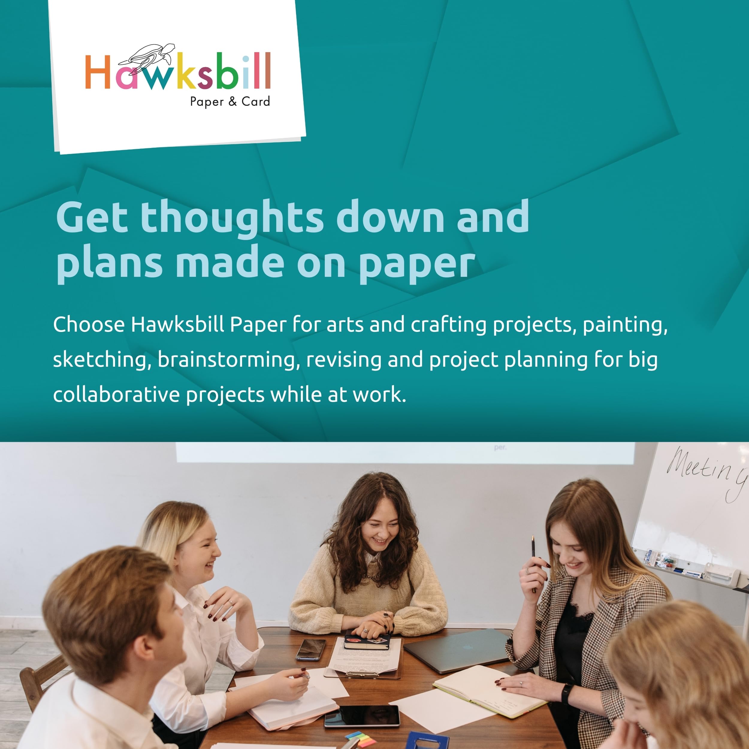 Hawksbill Bright Yellow Copy Paper - 80 GSM A4 | 100 Sheets | Dyslexia-Friendly 5