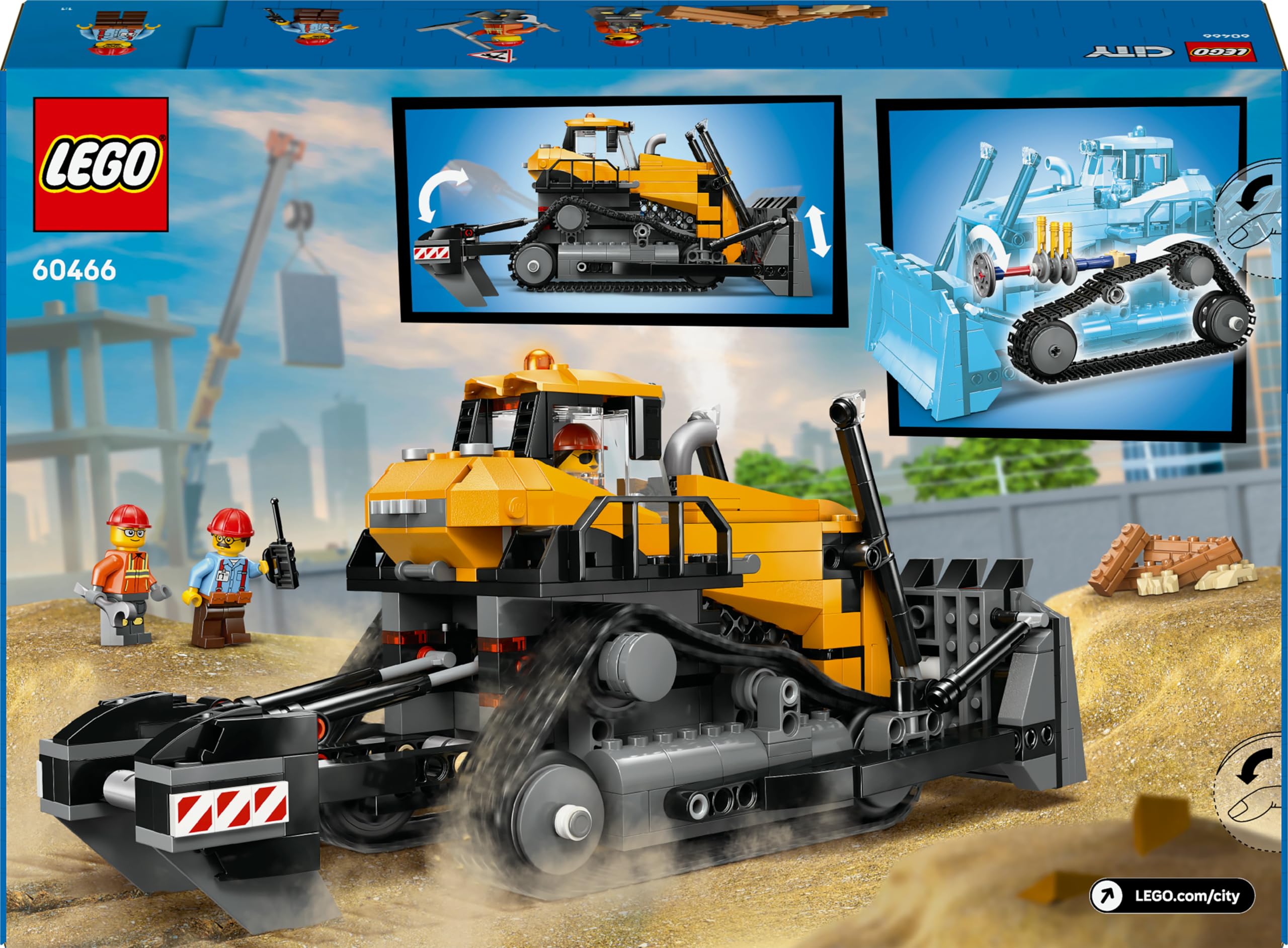 LEGO City Yellow Bulldozer Toy - 682-Piece Building Set for Ages 8+ 10