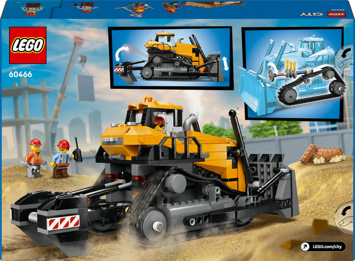 LEGO City Yellow Bulldozer Toy - 682-Piece Building Set for Ages 8+