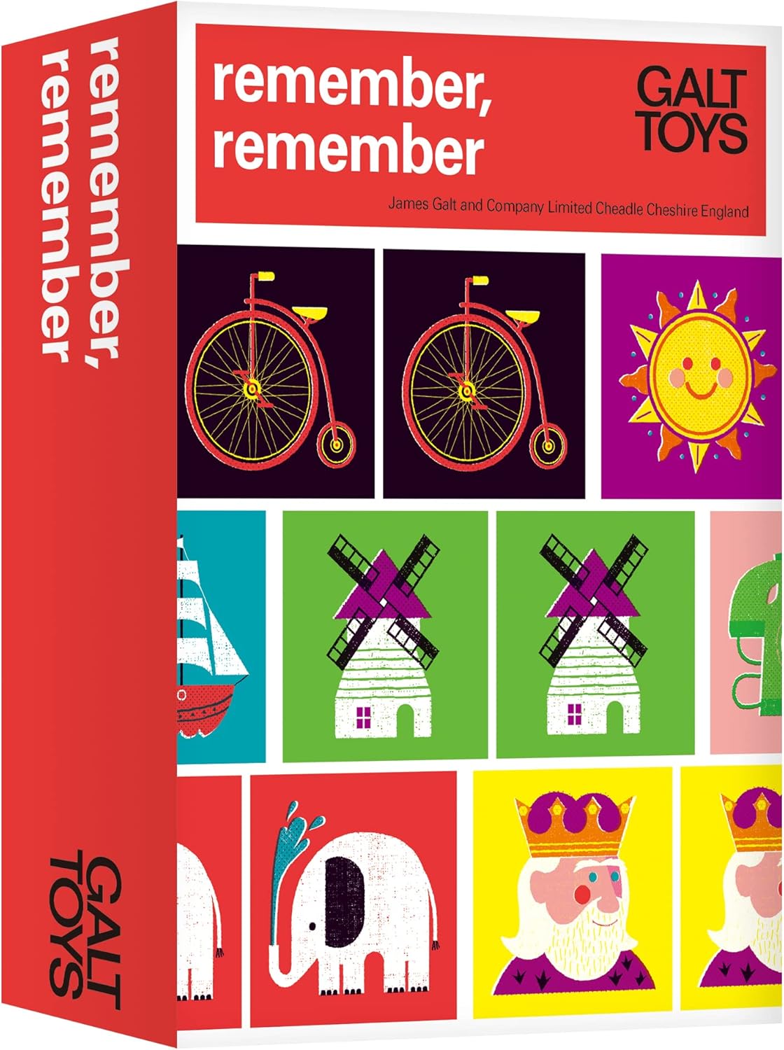 Galt Remember, Remember Matching Pairs Card Game for Kids, Ages 5-8 1
