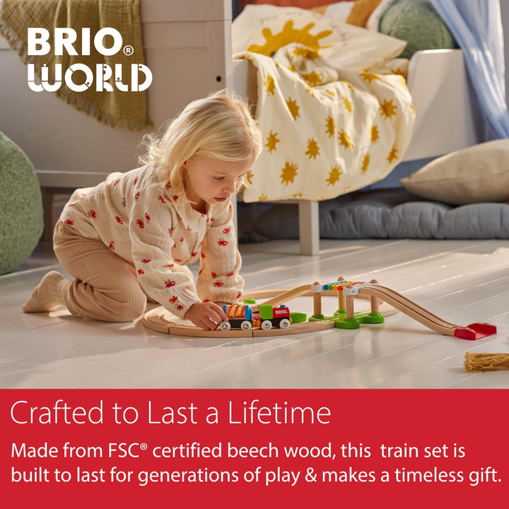 BRIO My First Railway Beginner Pack Wooden Train Set