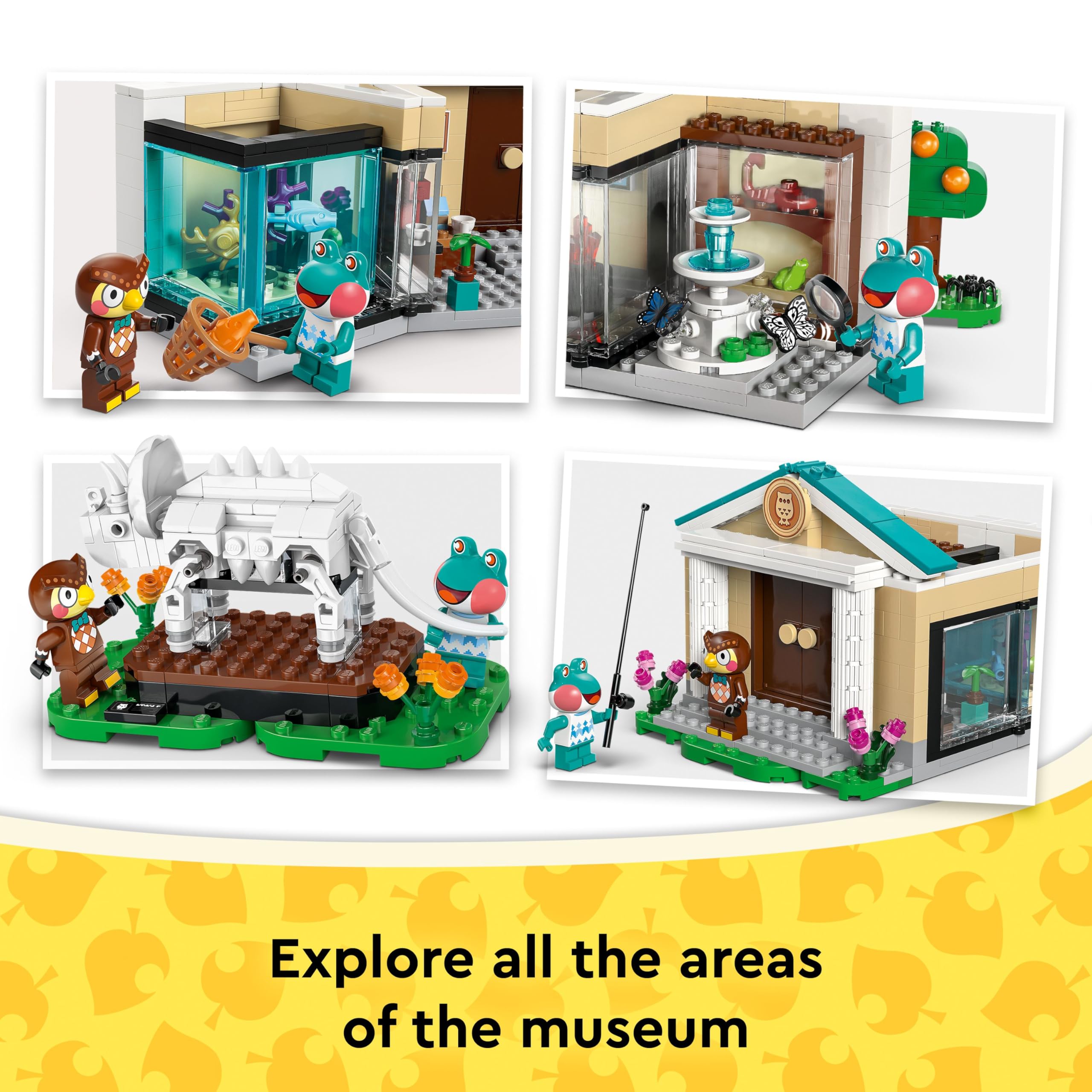 LEGO Animal Crossing Blathers's Museum Collection Building Set 77056 | Ages 7+ | 2 Minifigures 8