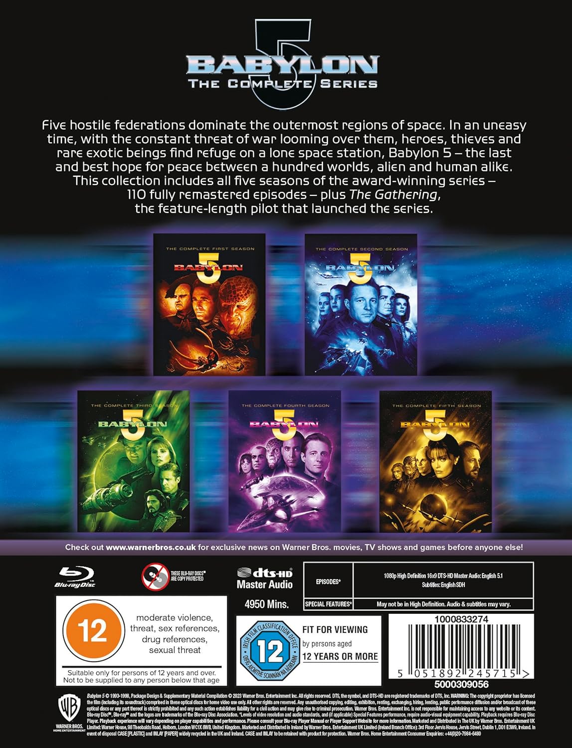Babylon 5: The Complete Series [Blu-ray] [1994] [Region Free] 3
