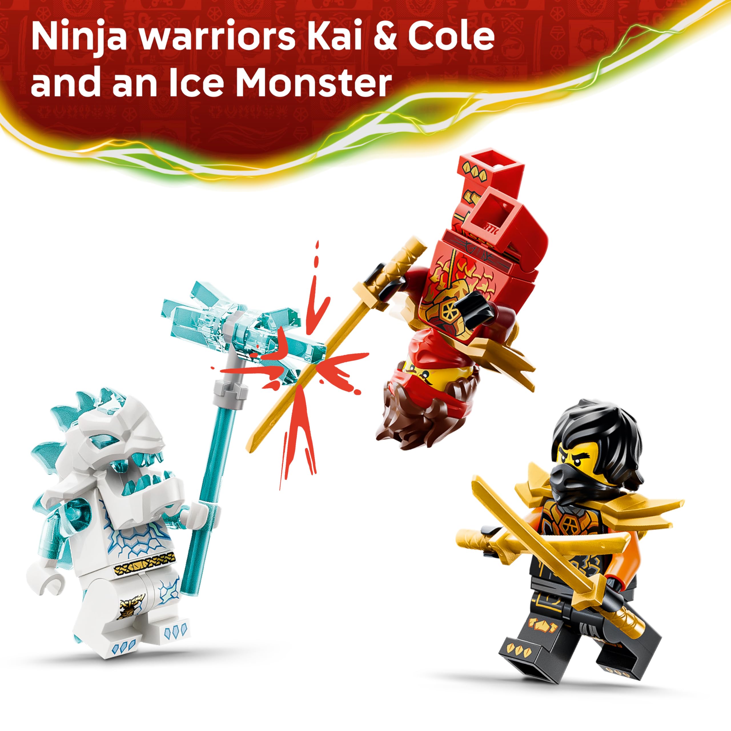 LEGO NINJAGO Kai and Cole's Combiner Vehicles Building Set | Model 71864 | Ages 7+ 5