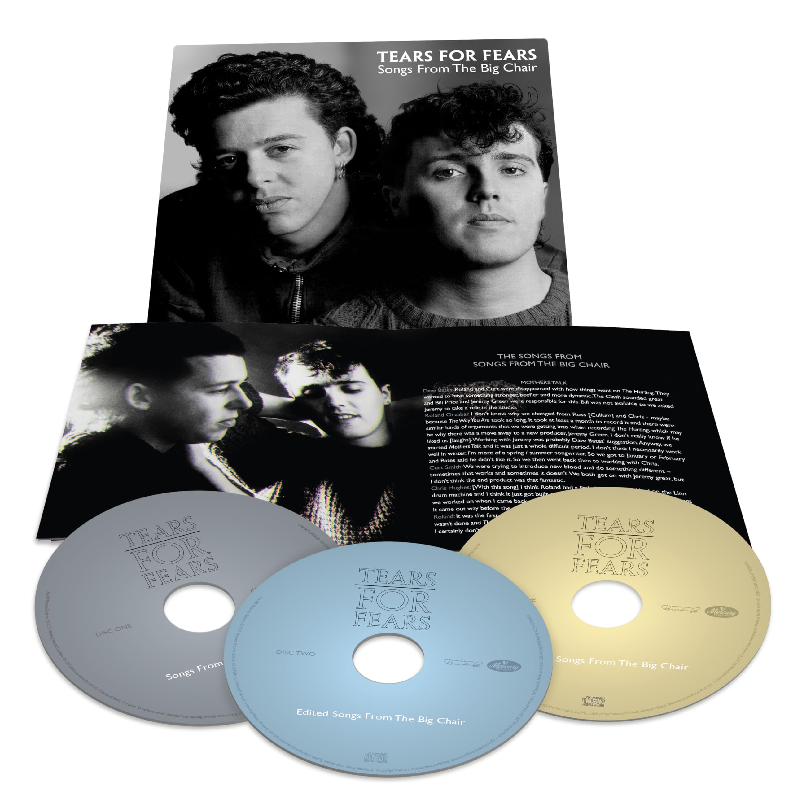 Tears for Fears - Songs From The Big Chair (3CD Deluxe Edition) Audio CD 2