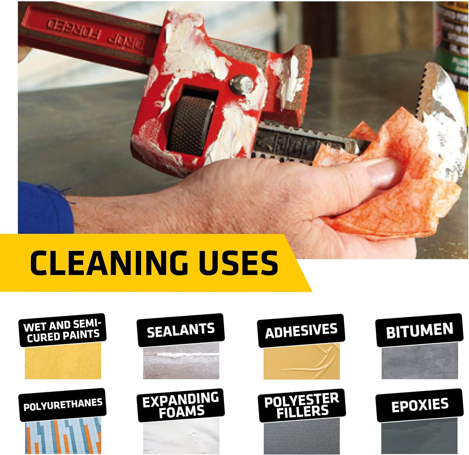 Everbuild - Wonder Wipes Multi-Use Cleaning Wipes, 100 Wipes, Red 4