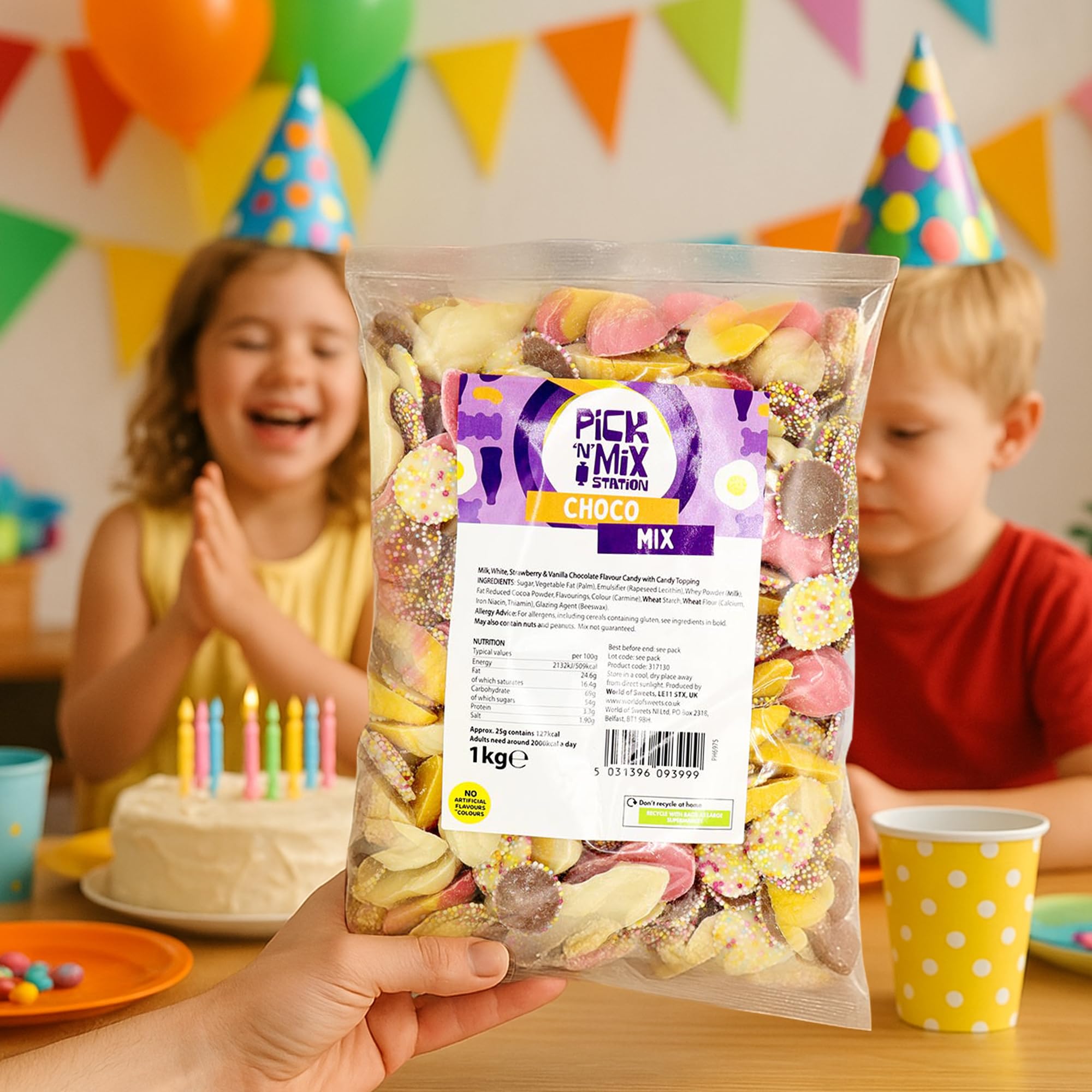 Bonds of London Pick 'n' Mix Station Choco Mix, 1kg Retro Chewy Sweets 6