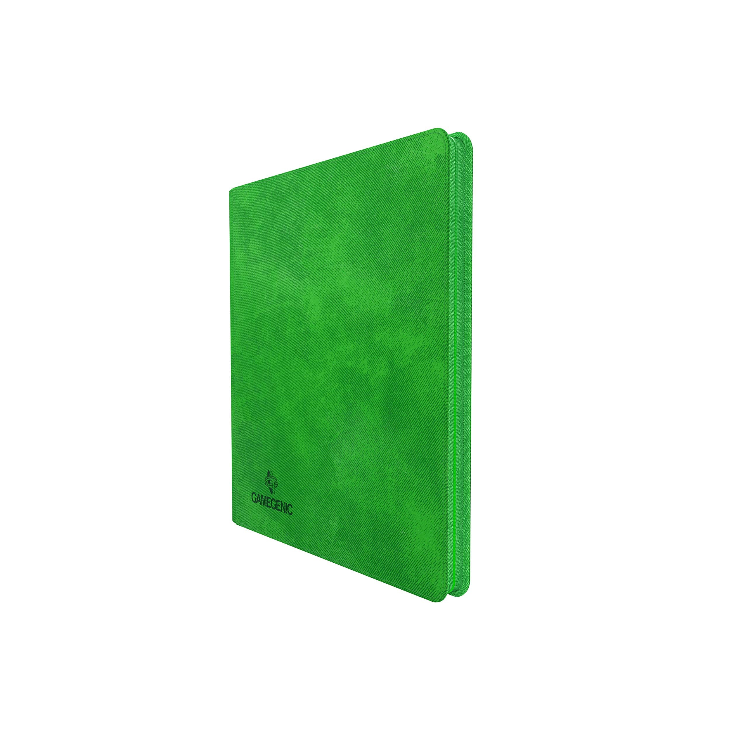 Gamegenic Zip-Up Album 24-Pocket - Holds 480 Double-Sleeved Cards, Green 8