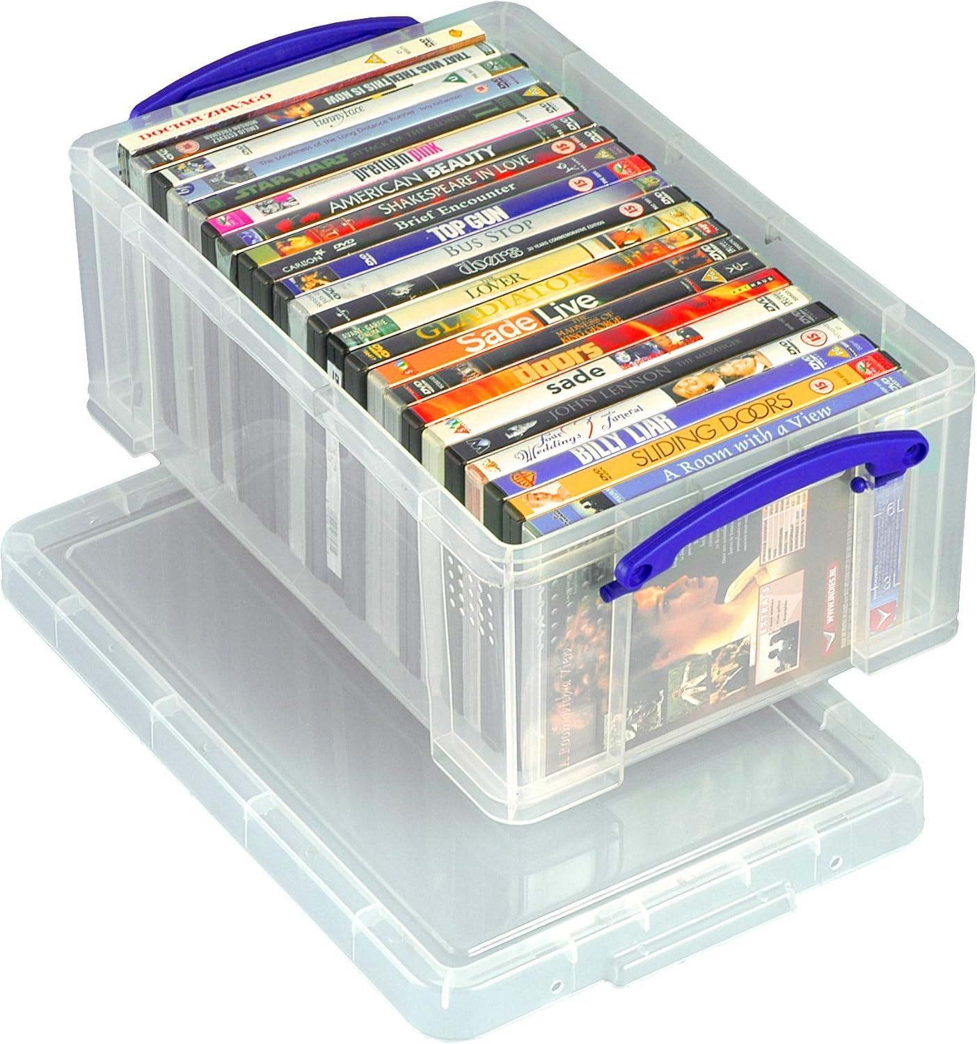 Really Useful Box 9 Litre Plastic Storage Box Clear 6