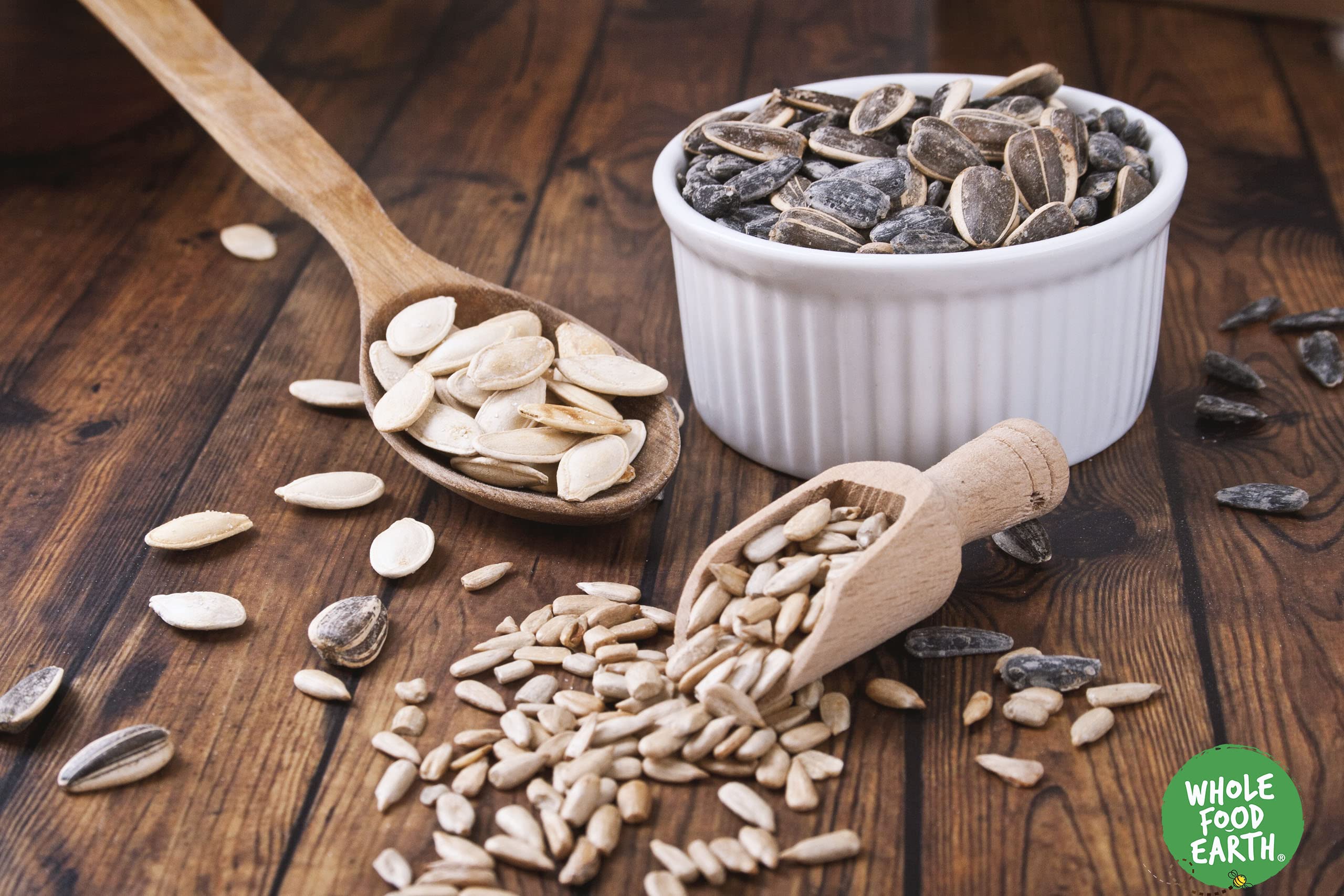 Wholefood Earth Organic Pumpkin & Sunflower Seeds Mix Raw | 500g | GMO Free 4