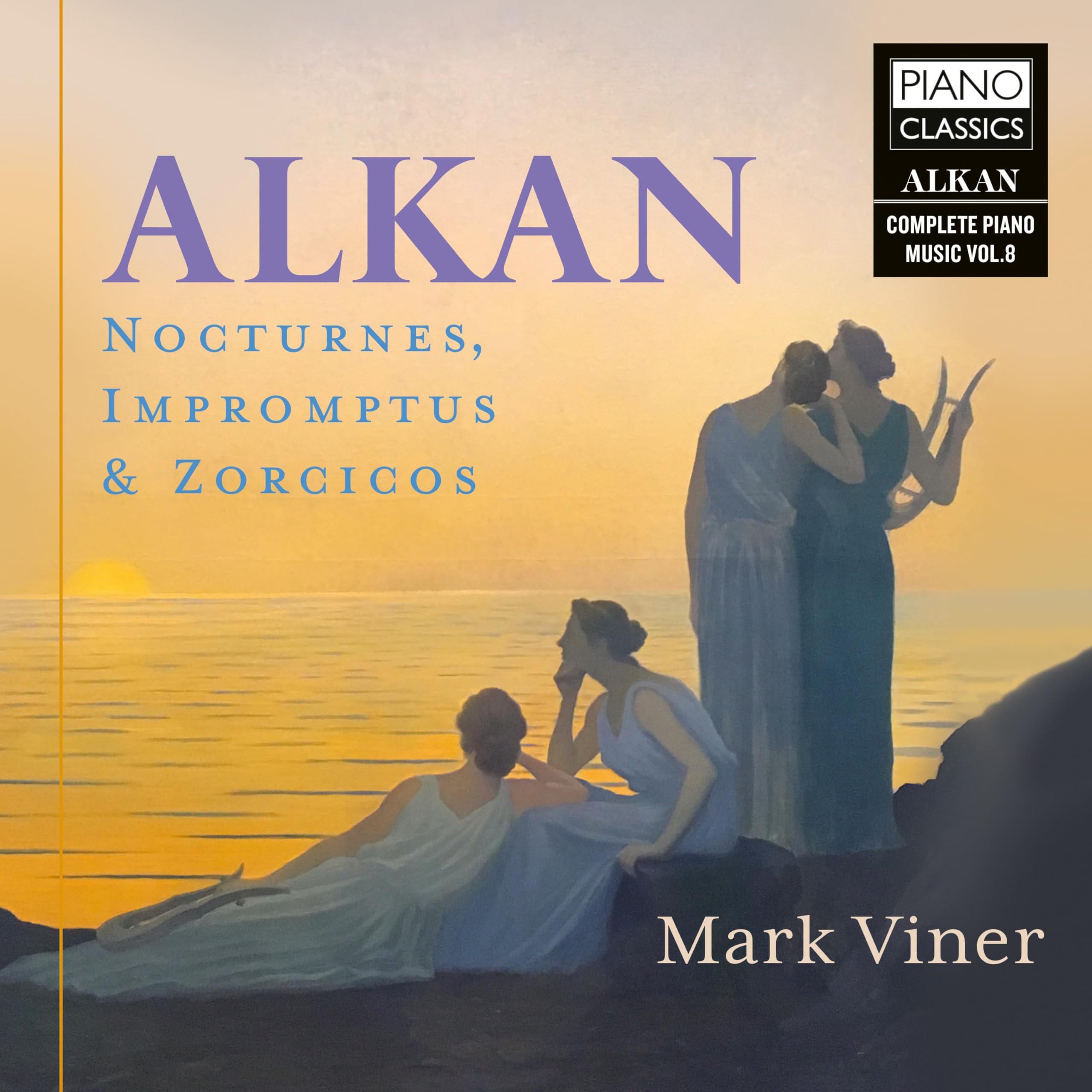 Mark Viner - Alkan: Nocturnes, Impromptus & Zorzicos, Vol.8 [CD] 1
