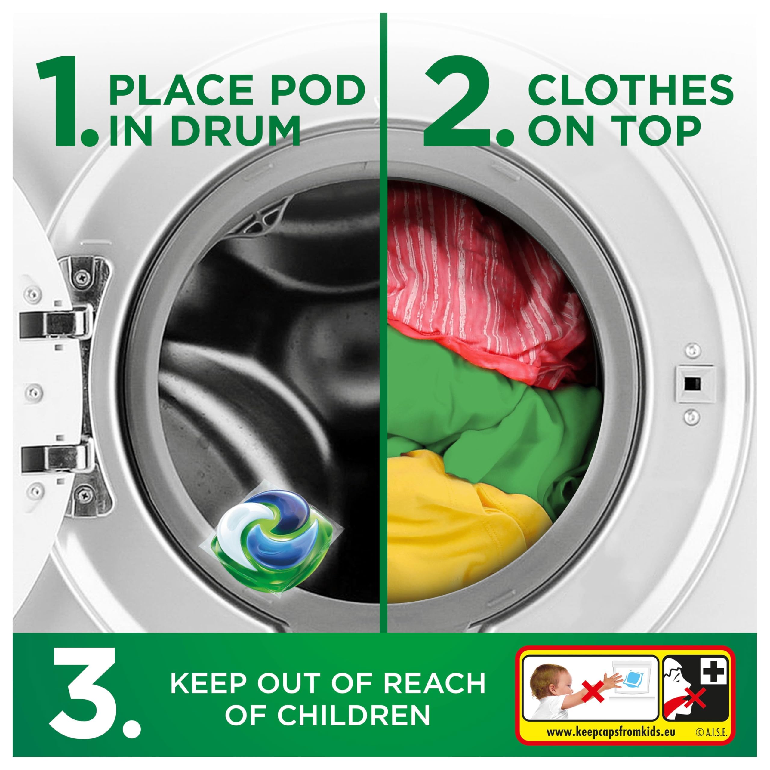 Ariel - Platinum PODS® Washing Liquid Laundry Detergent Capsules with Touch of Lenor Cool Cotton, 52 Washes 4